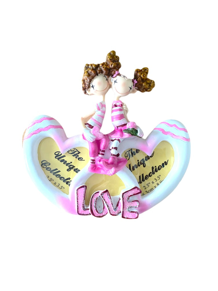 Décoration cadre photo petite fille (x12)