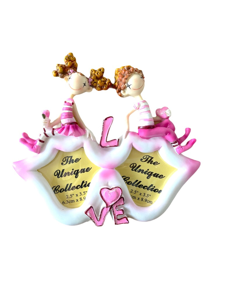 Décoration cadre photo petite fille (x12)