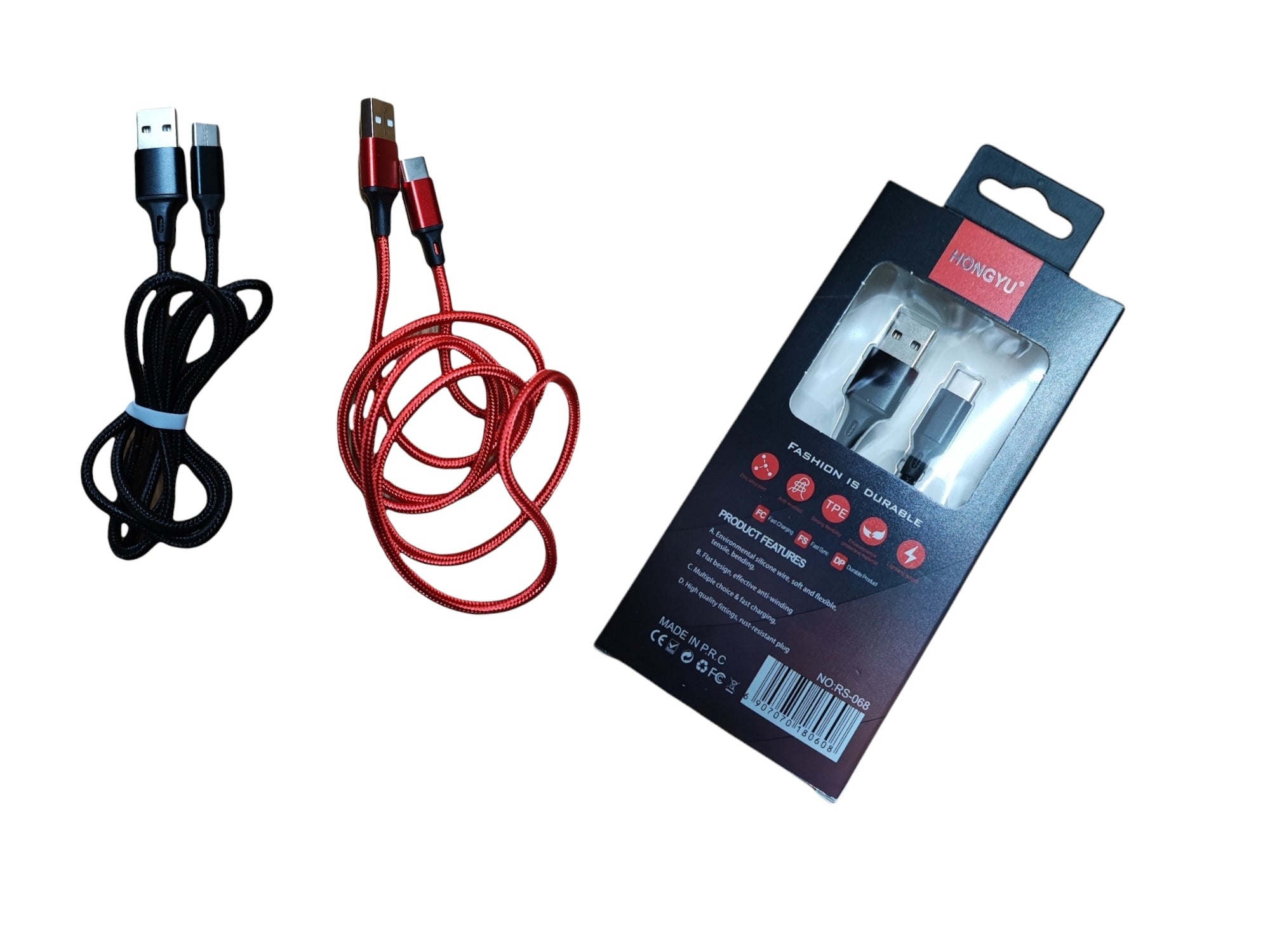 TYPE-C câble chargeur nylon (x12)