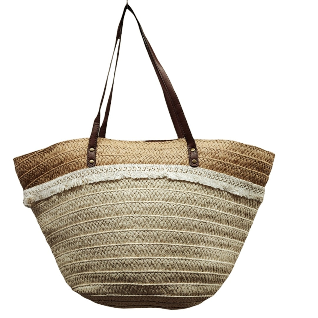 Sac cabas paille duotone (x3)