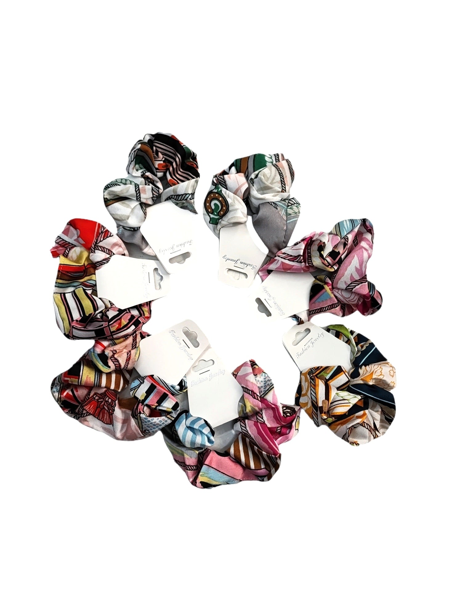 Chouchou  Scrunchie élastique froufrou   (x12)