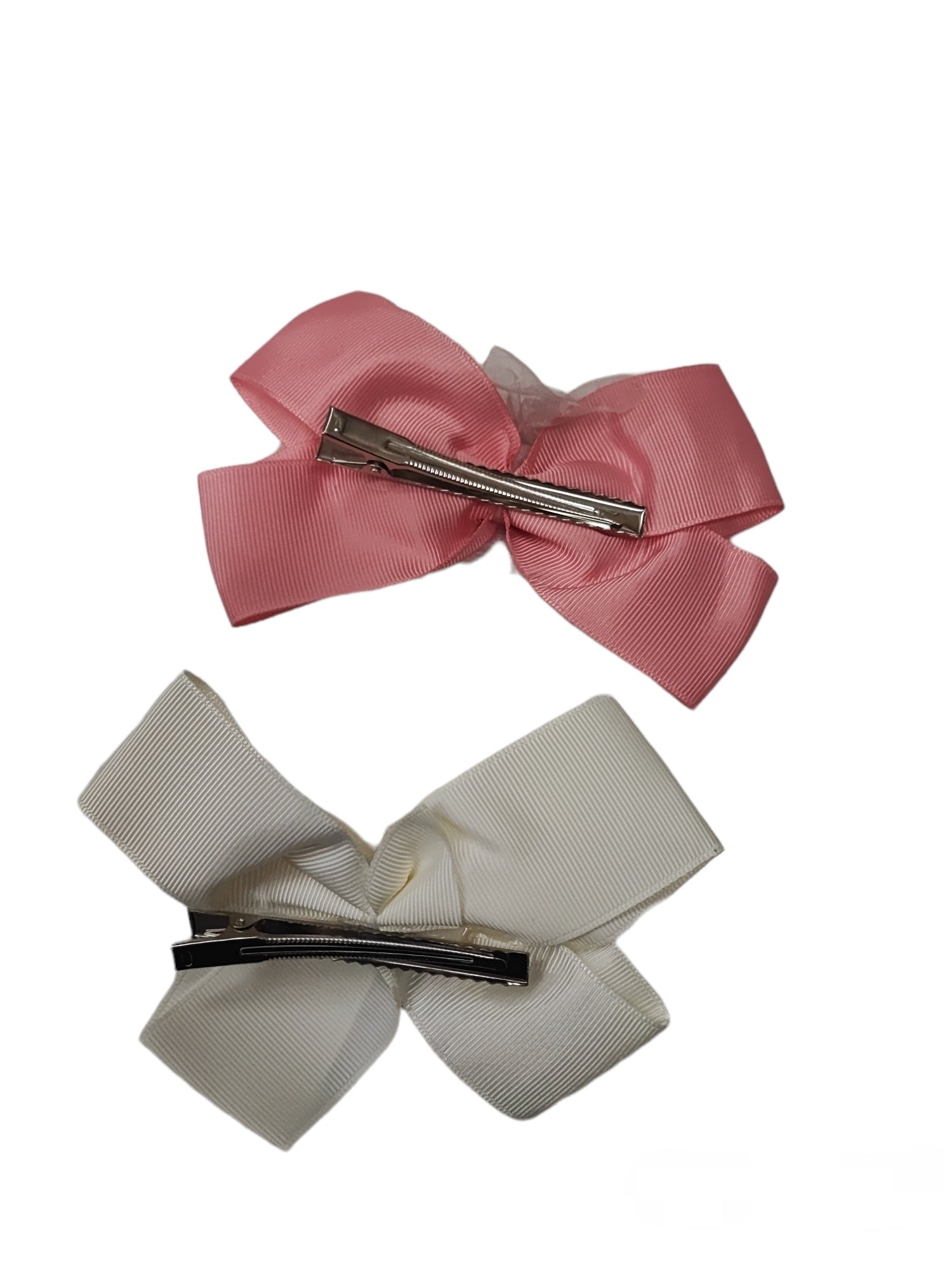 Barrette pince motif nœud papillon (x12)