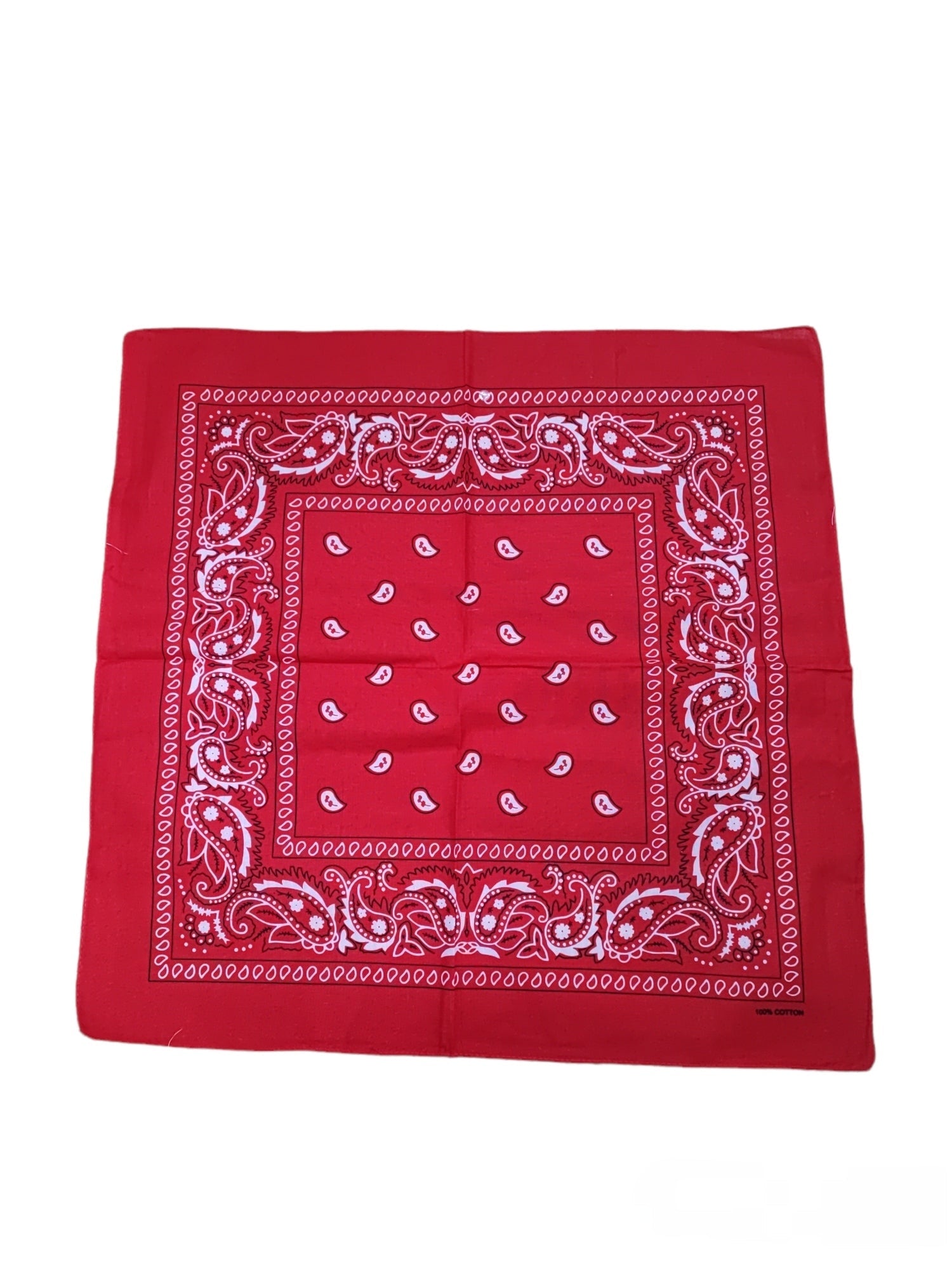 Bandana 100% coton Motif Paisley - paquet couleurs mélangés (x12) #3