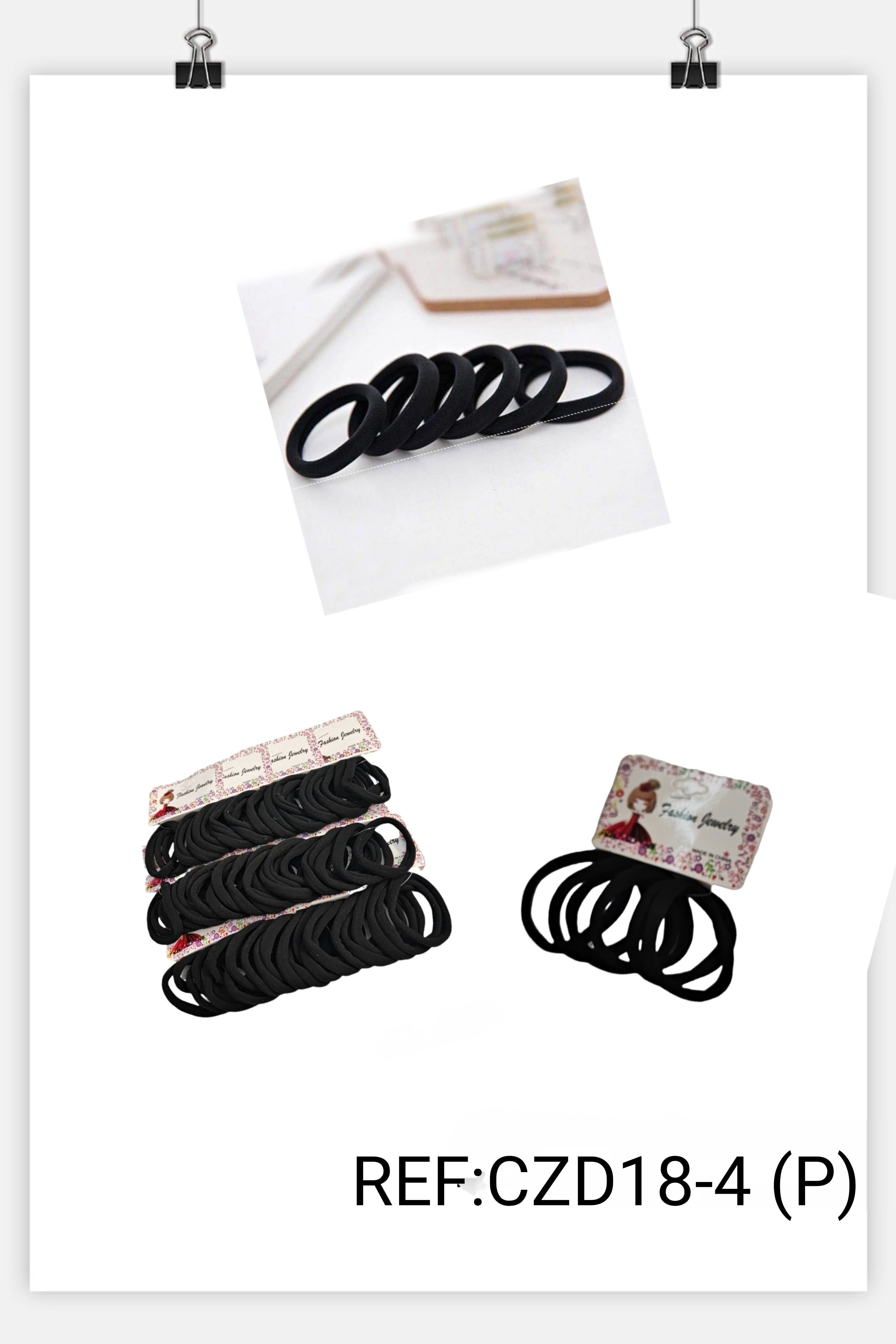 Paquet de 6 Élastiques simples (2x12)