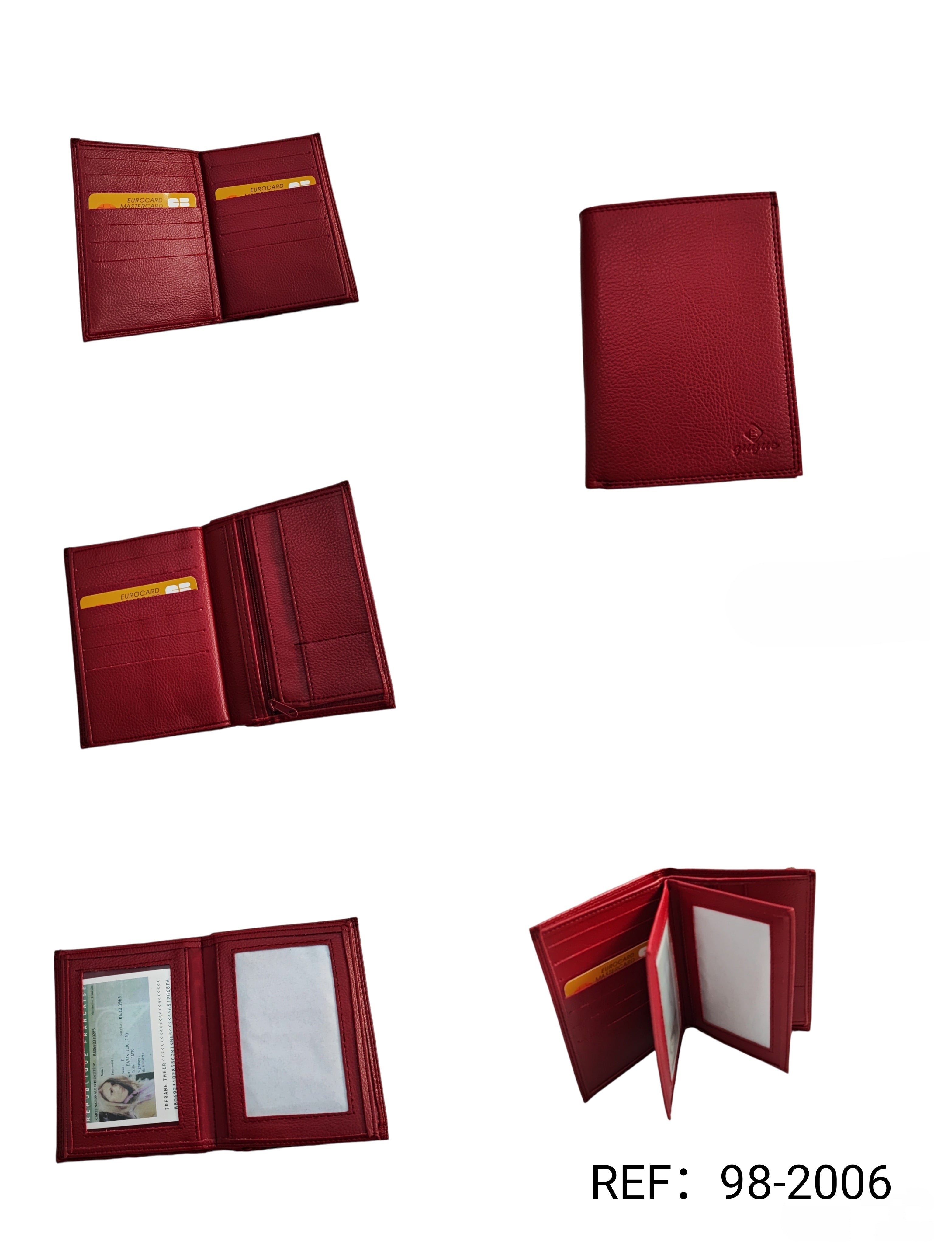 Portefeuille simili-cuir  2 Volets (x12) 10x15