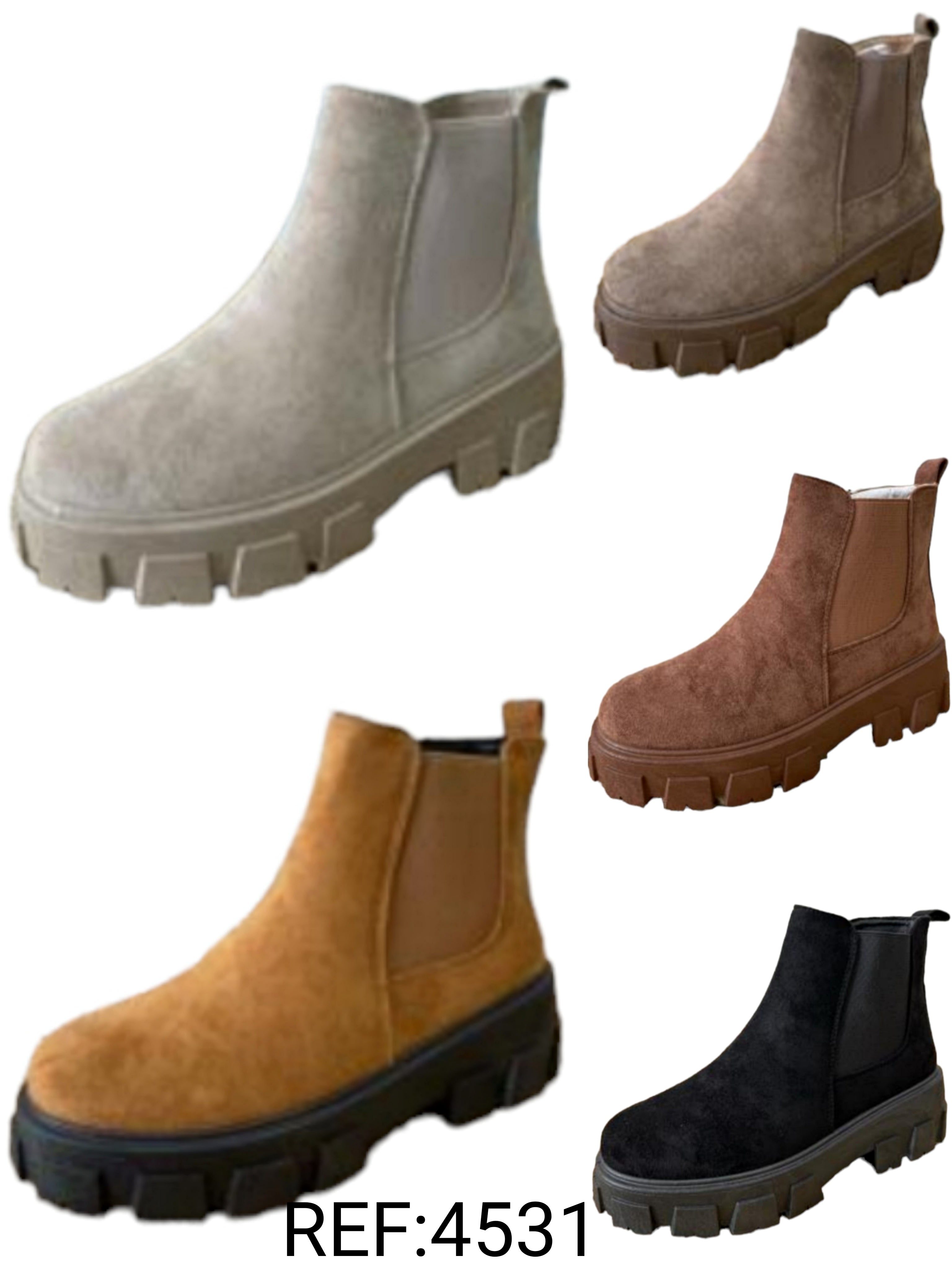 Bottine à semelle épaisse (×12)