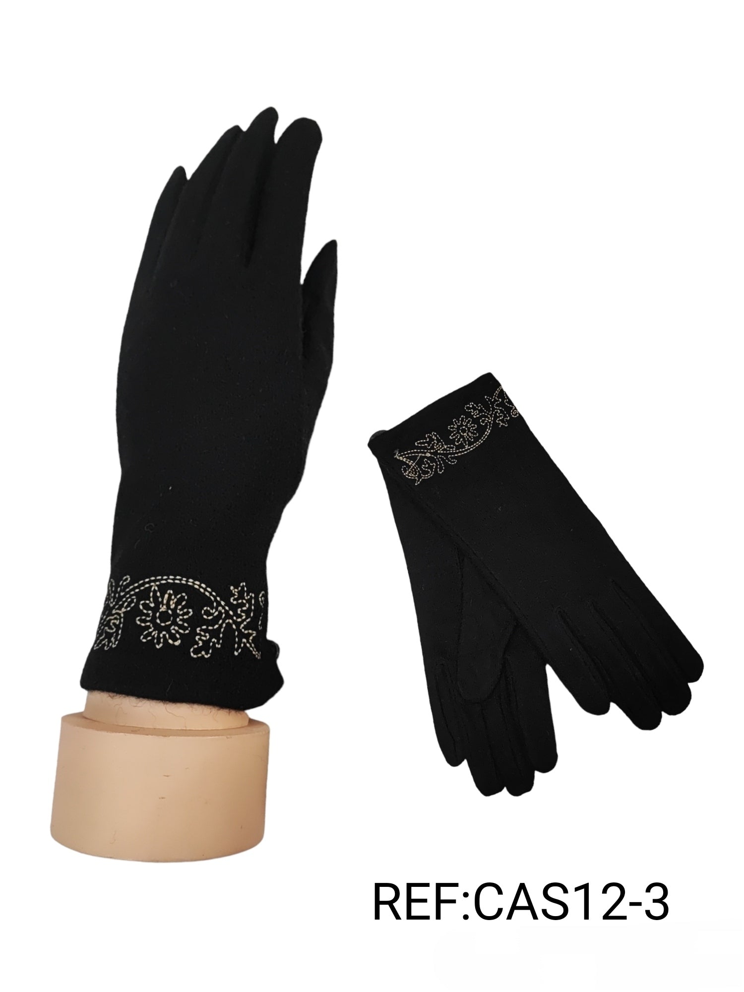 Gants Cashmere brodé (x6)