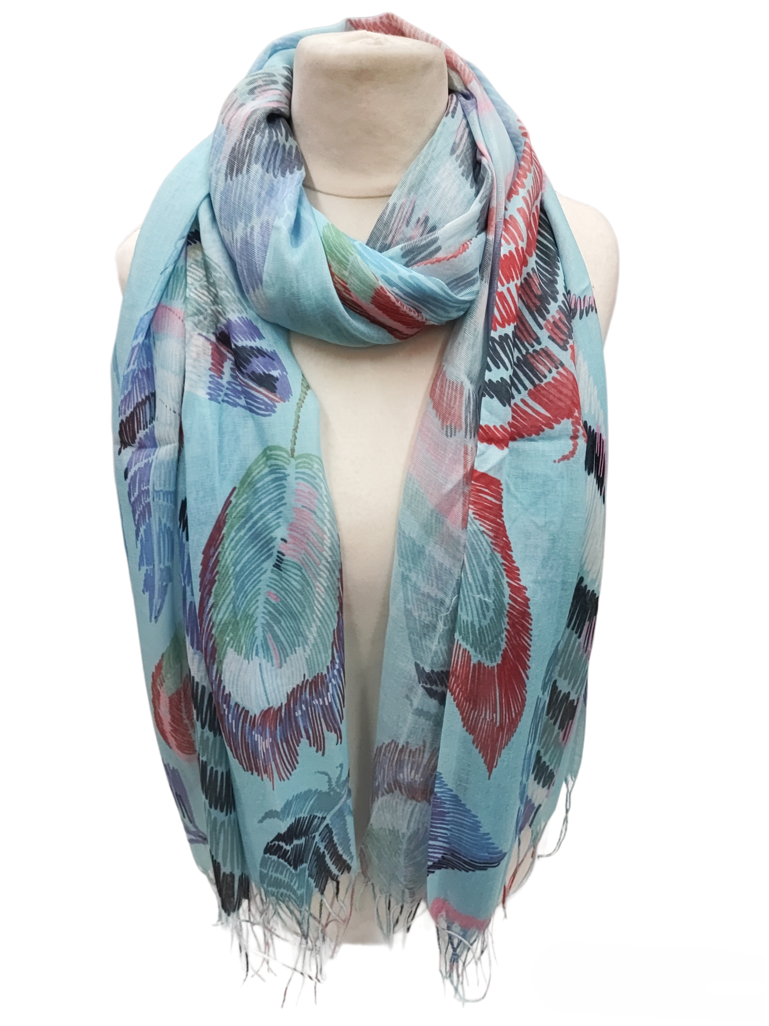 Foulard motif la plume (x6)#14