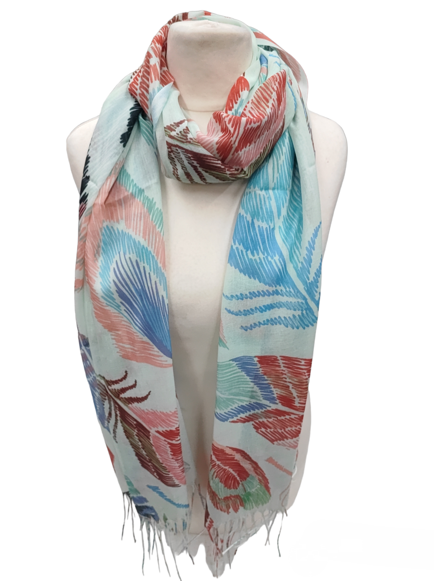 Foulard motif la plume (x6)#14