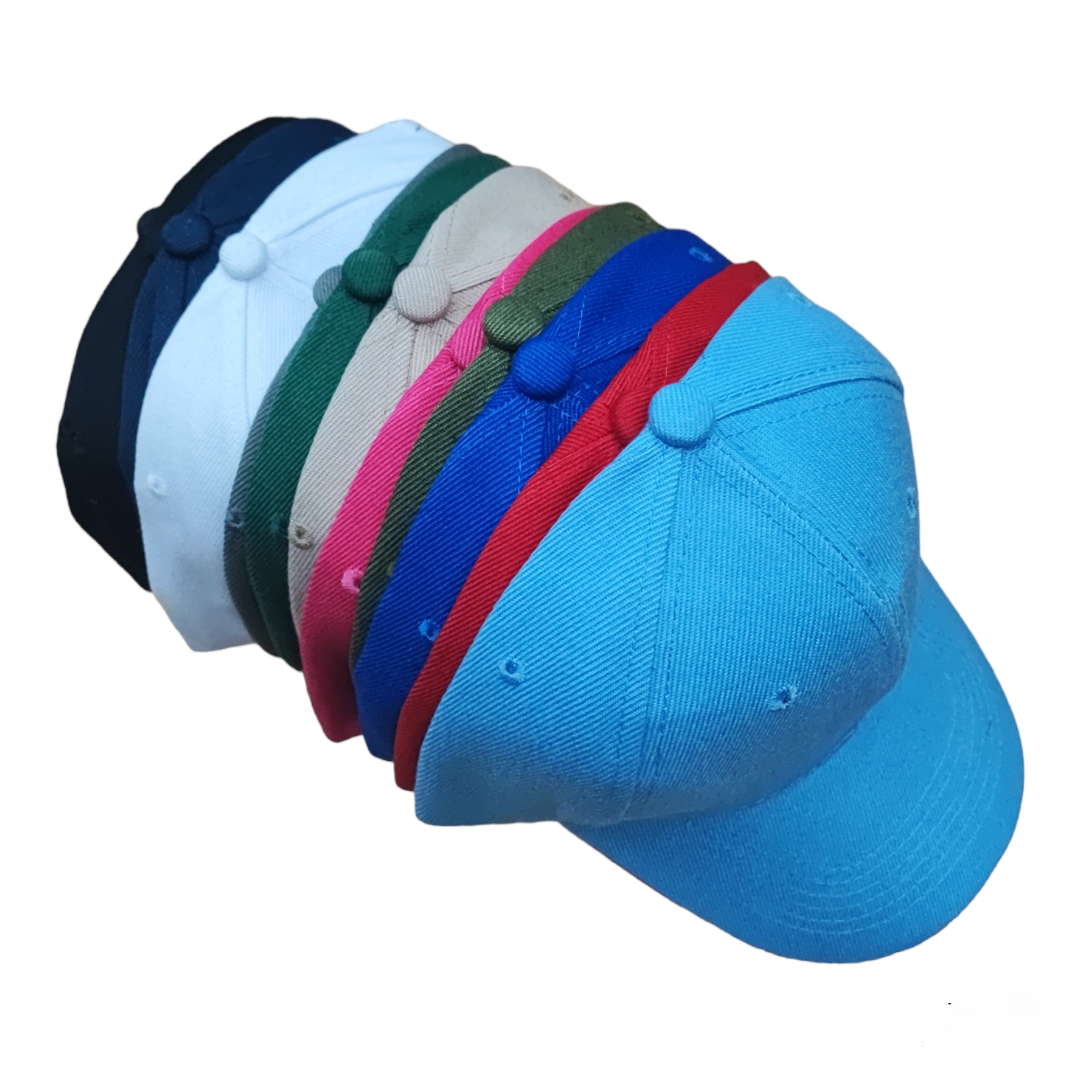 Casquette couleur unie foncé mélanger (x12)