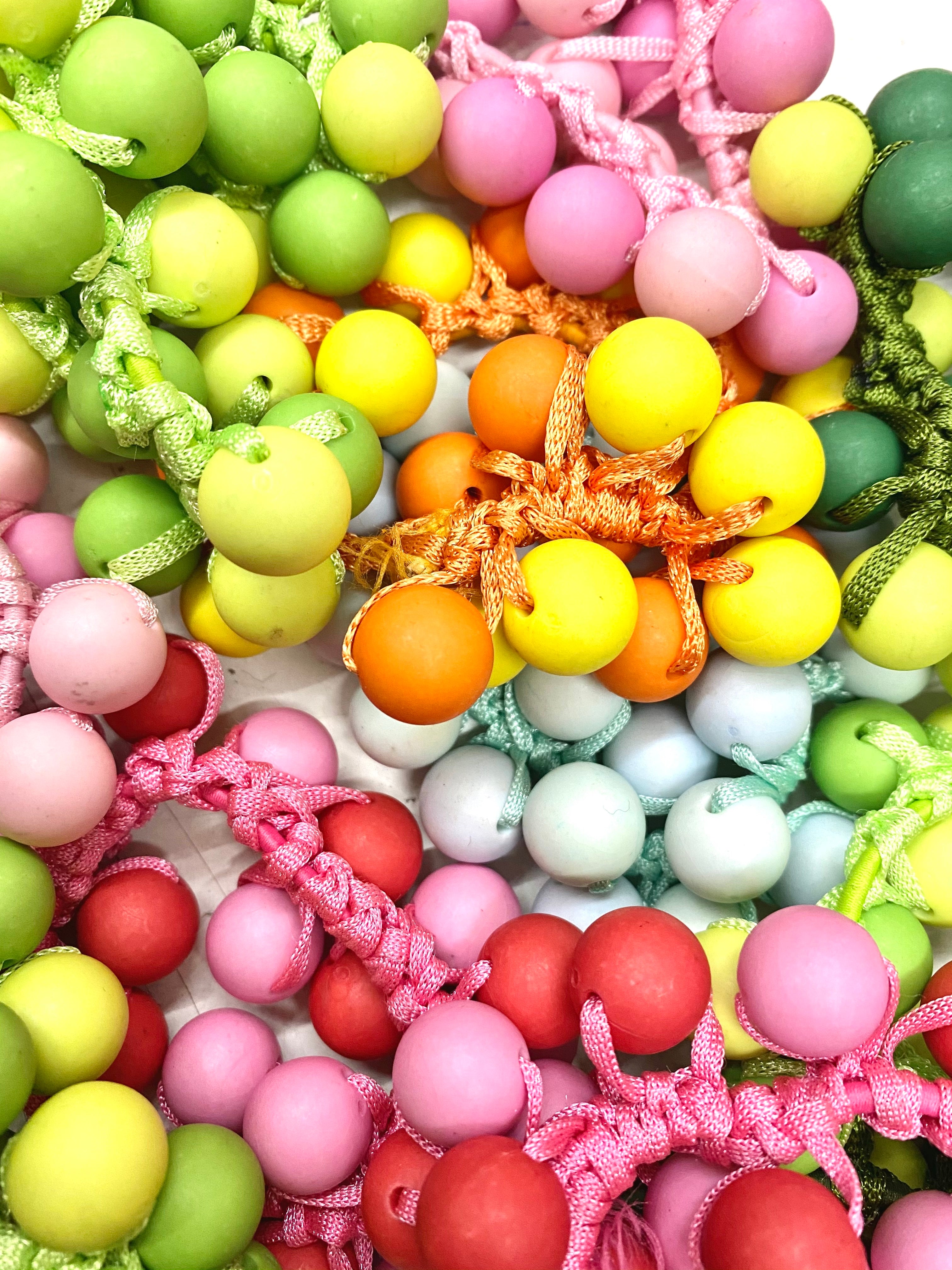 Chouchou élastique boule (x12)