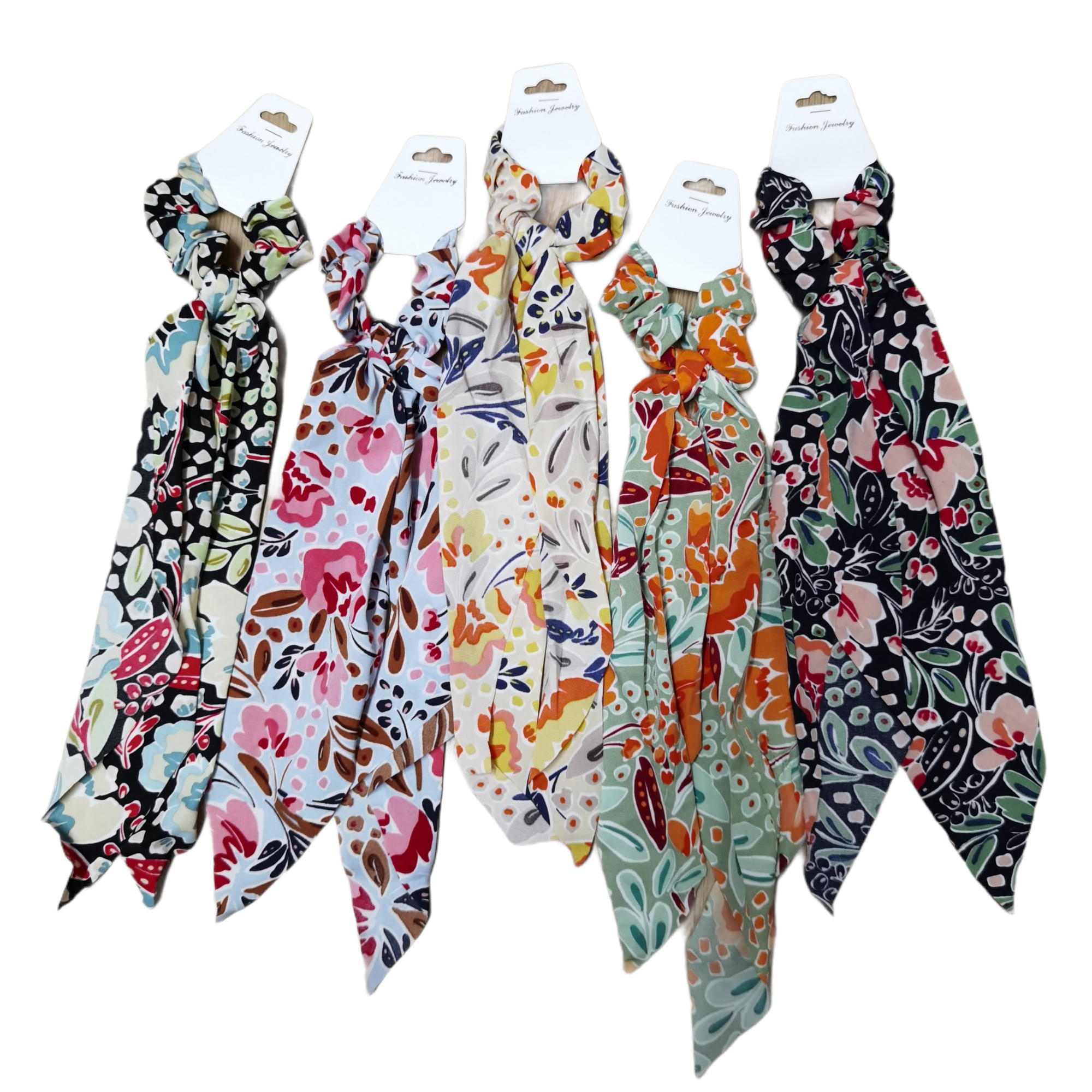 Chouchou motif floral    (x12)