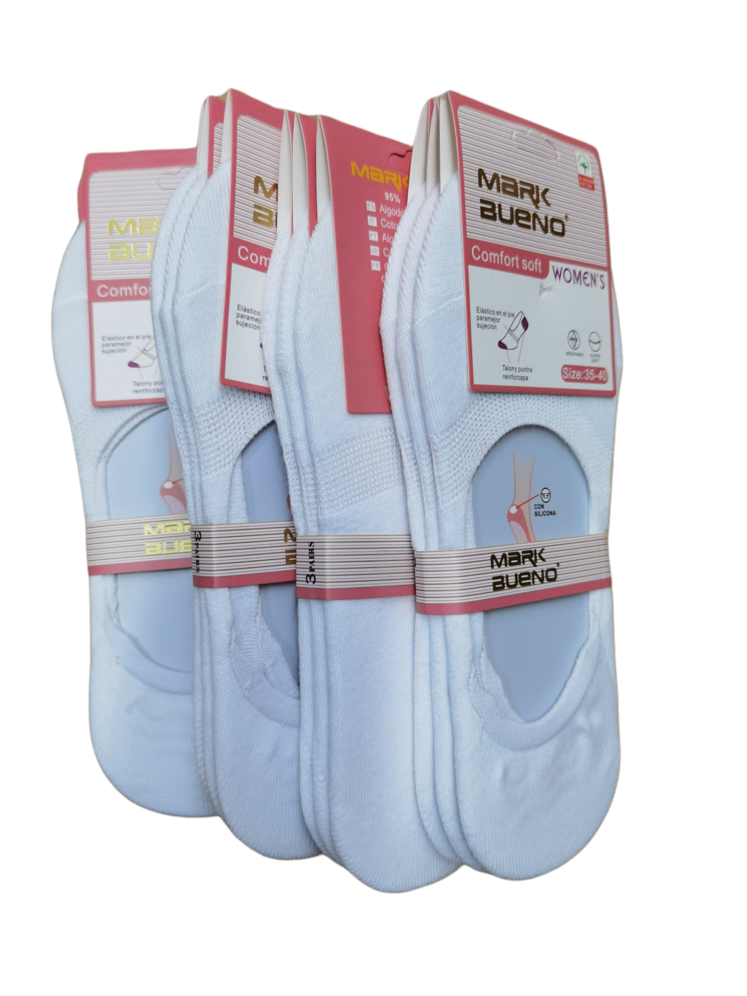 FEMME Chaussettes socquettes coton anti-sueur (x24)