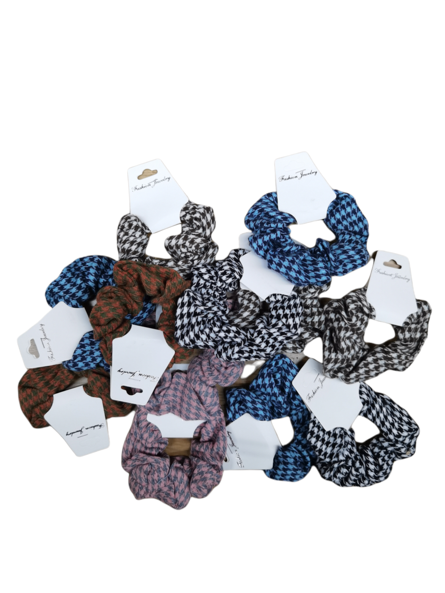 Chouchou Scrunchie élastique froufrou (x12)