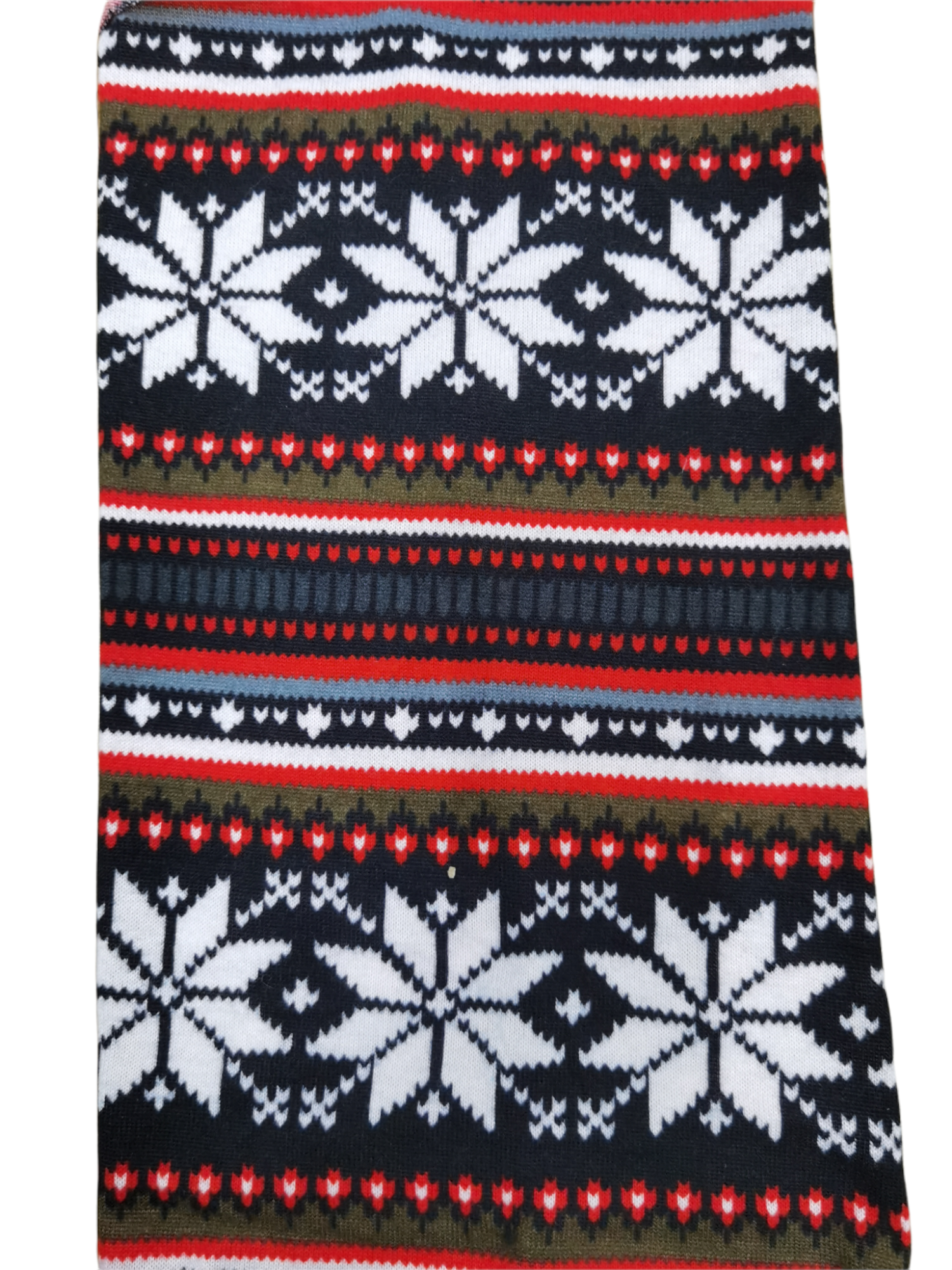 Snood 2-en-1 tour de cou Bandeau motif (x12)