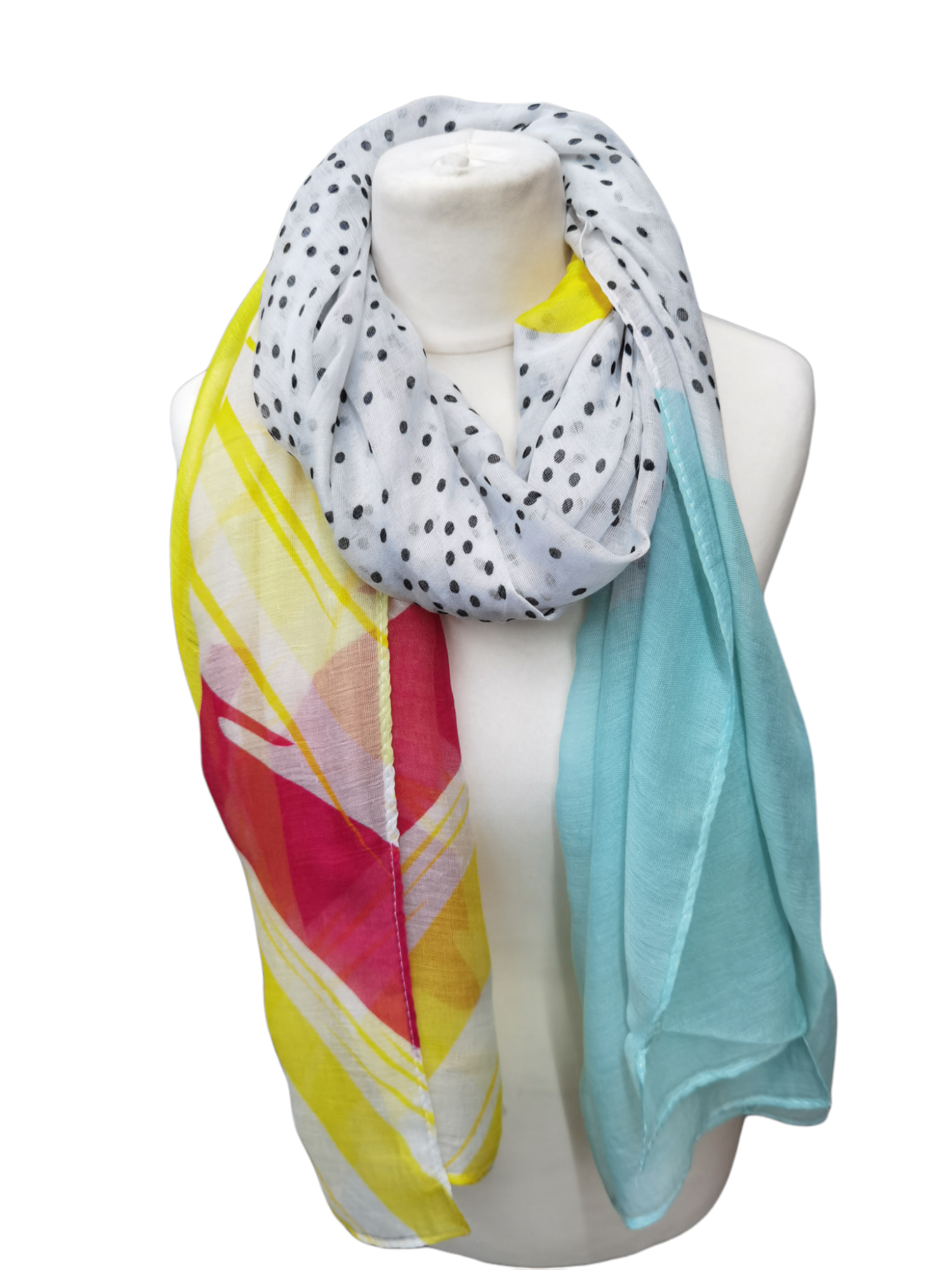 Foulard motif petit pois (x12)