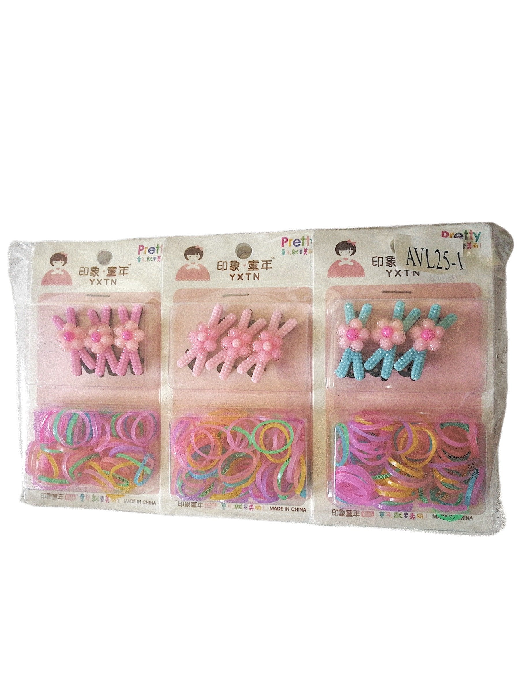 LOT DE 12 - Barrettes et Élastiques enfant 0,75€/unité - Grossiste-pro
