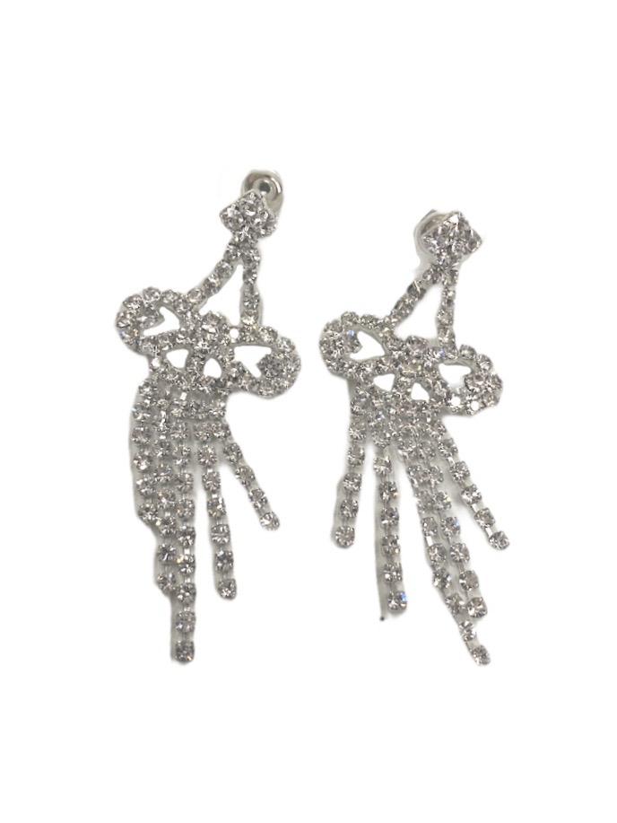 LOT DE 12 - Boucles d'oreilles glamour strass 2,00€/paire | Grossiste-pro