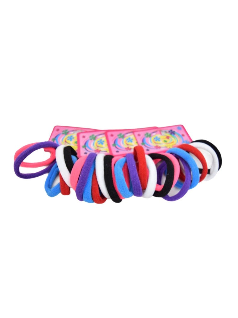 Paquet de 6 Élastiques noirs simples (x12) 0,50€/paquet
