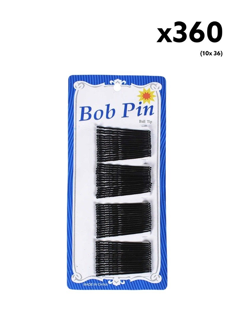 LOT DE 10 PLAQUES - Barrettes bob pin couleur (x36) 0,50€/plaque | Grossiste-pro