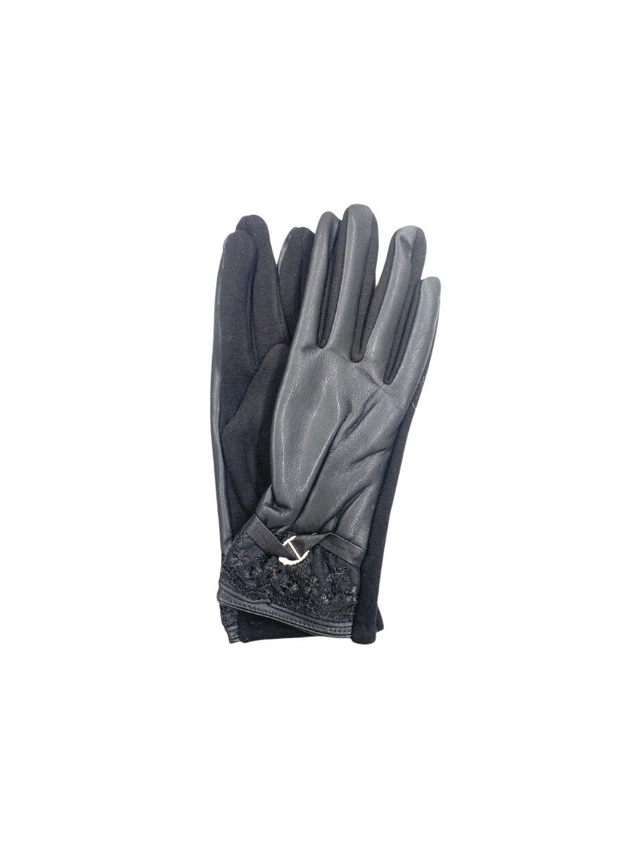 Gants pu froufrou (x12) 2,50€/paire | Grossiste-pro