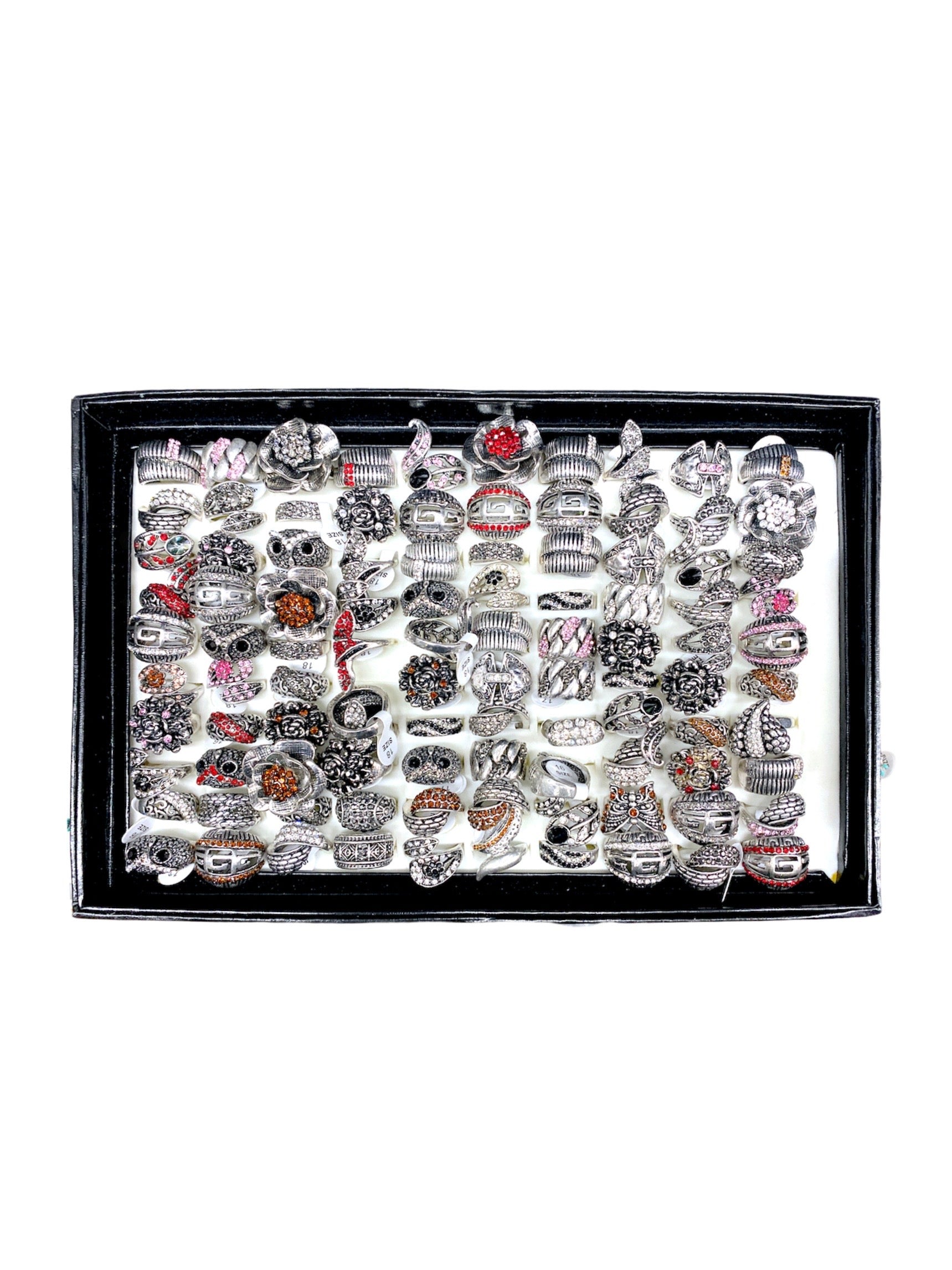 Boîte bagues femme (x100)