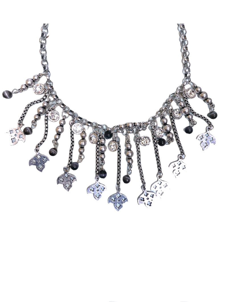 Collier fantaisie trèfle #CSD207