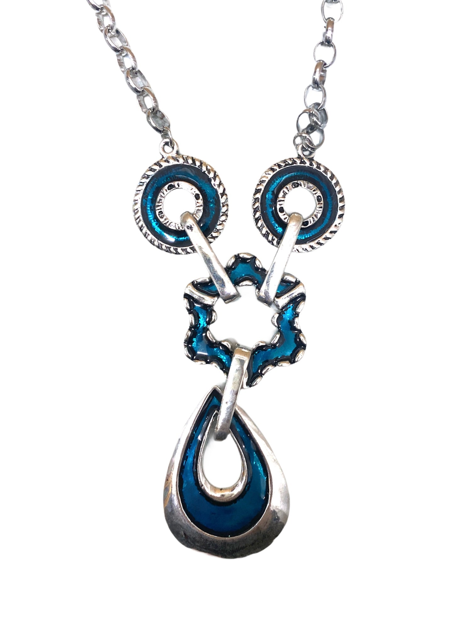 Collier sautoir fantaisie vintage #CSV01 (x3)