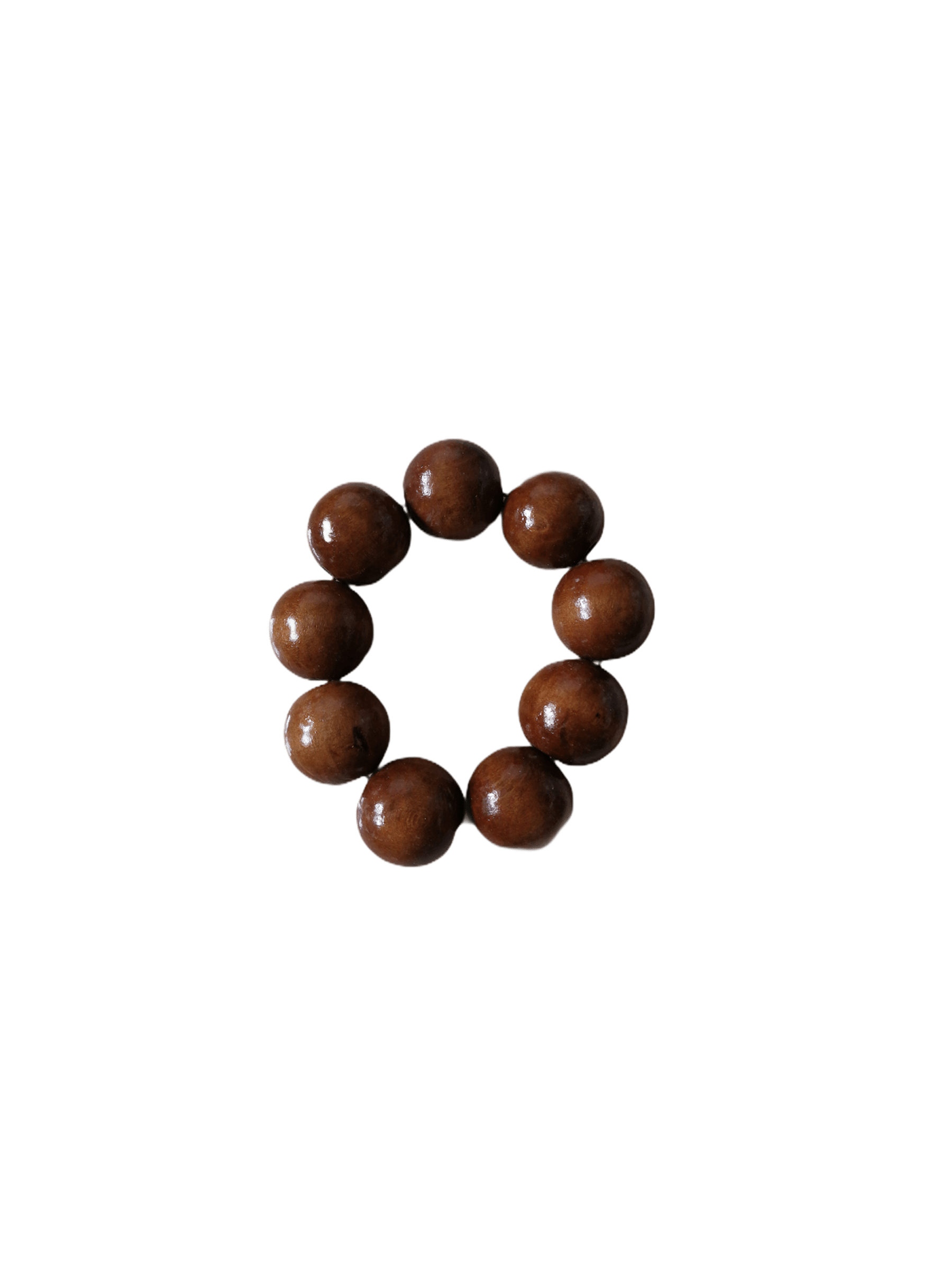 DESTOCKAGE Bracelets motif boules en bois naturel (x12) 0,75€/unité | Grossiste-pro