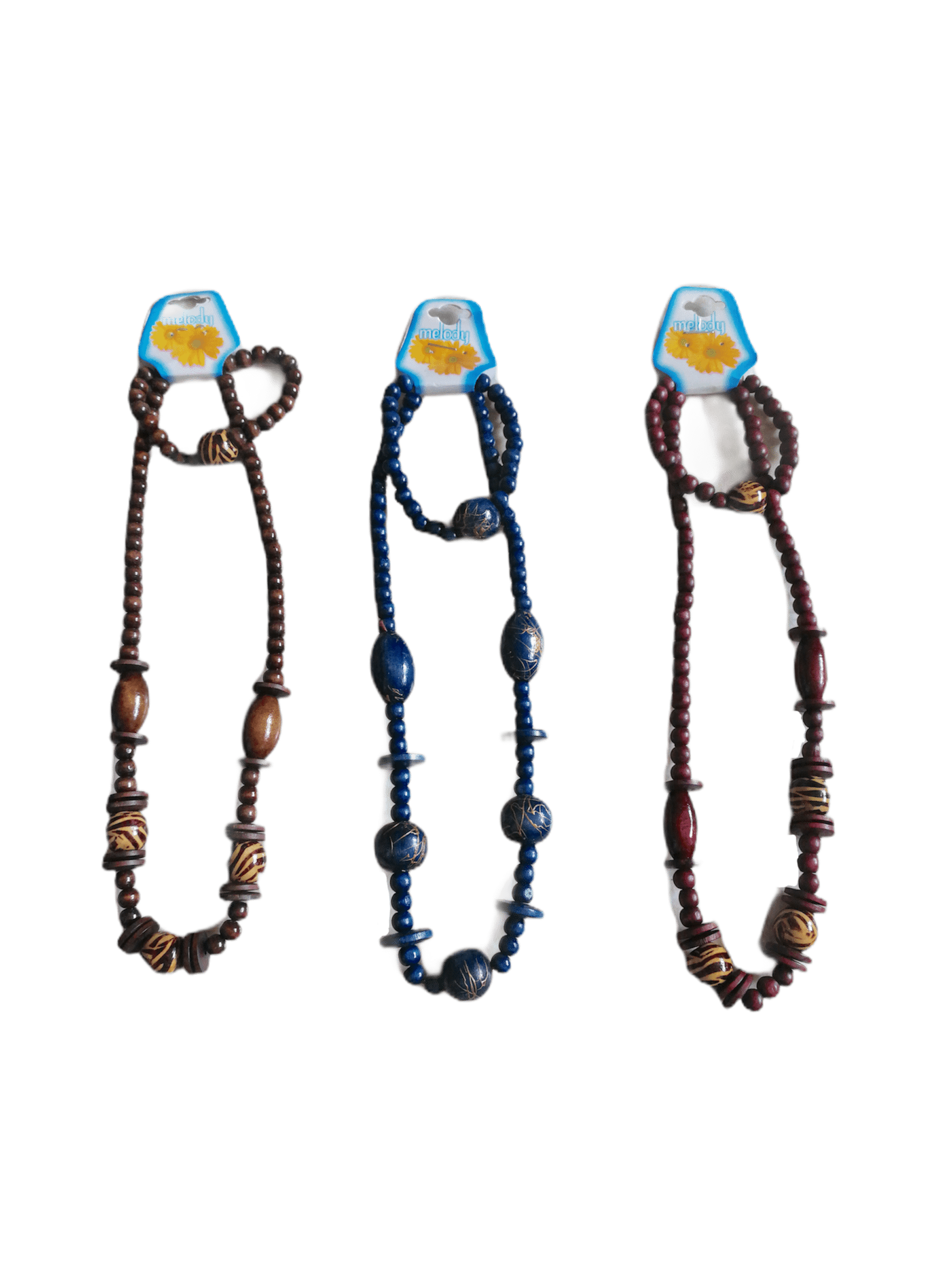 LOT DE 12 - Parure Collier Bracelet bois 1,50€/unité | Grossiste-pro