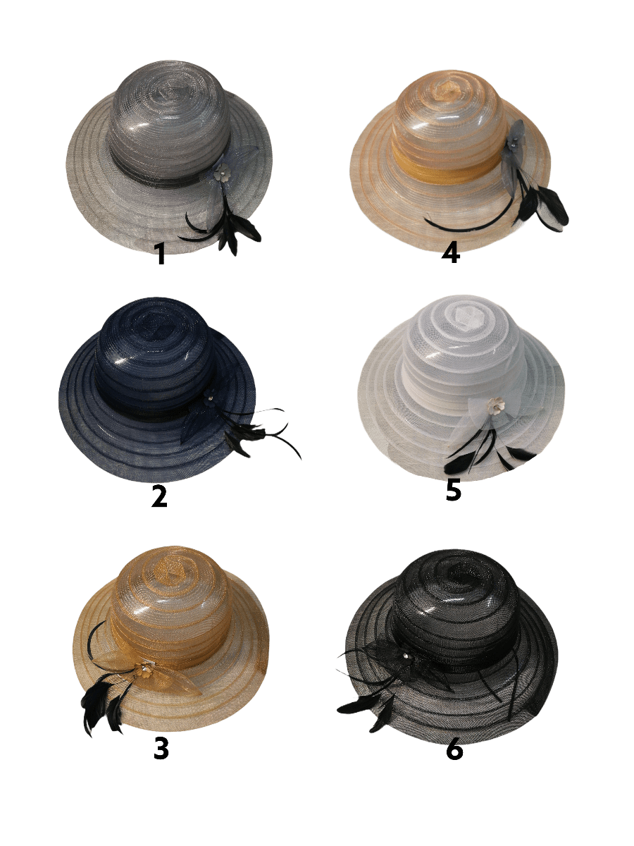 Chapeau transparent événement mariage - Grossiste-pro