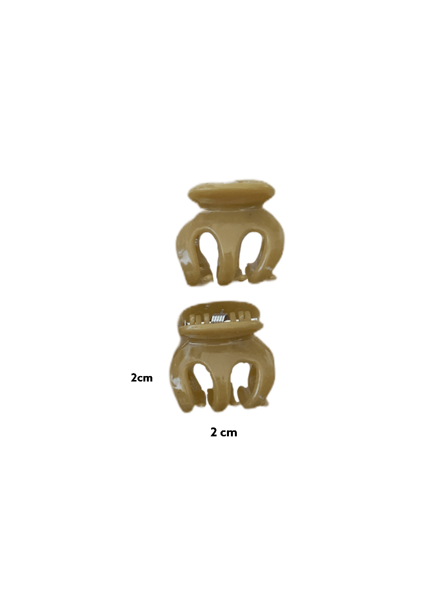 LOT DE 12 PAQUETS - mini pinces crabes cheveux (x12) 0,40€/paquet | Grossiste-pro