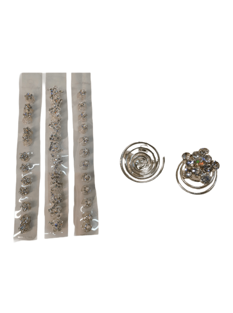 LOT DE 5 PLAQUES - Épingles Pinces mariage (x12) 3,90€/plaque | Grossiste-pro