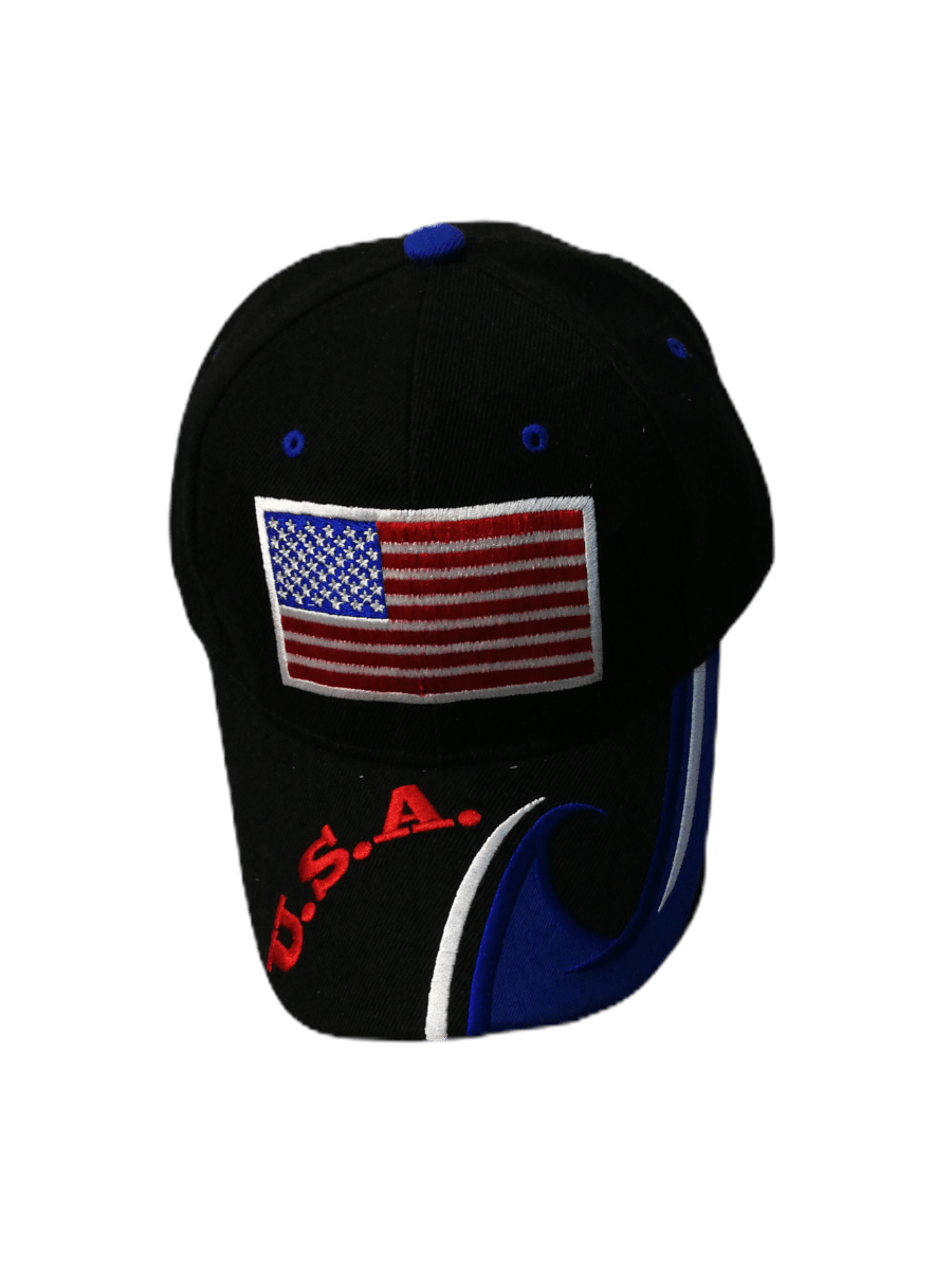 Casquettes drapeau Etats-unis (x6) 2,90€/unité | Grossiste-pro