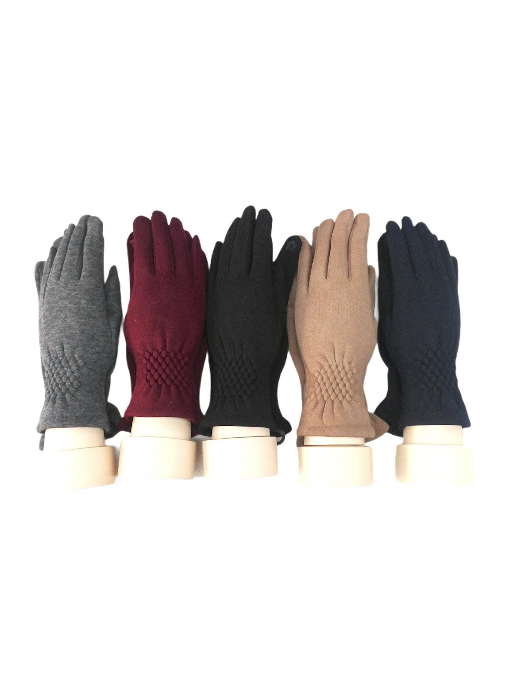Gants tactiles ajustée doublure (x12) 3,20€/paire | Grossiste-pro