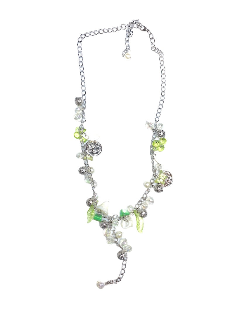 Collier sautoir pièces République française coins