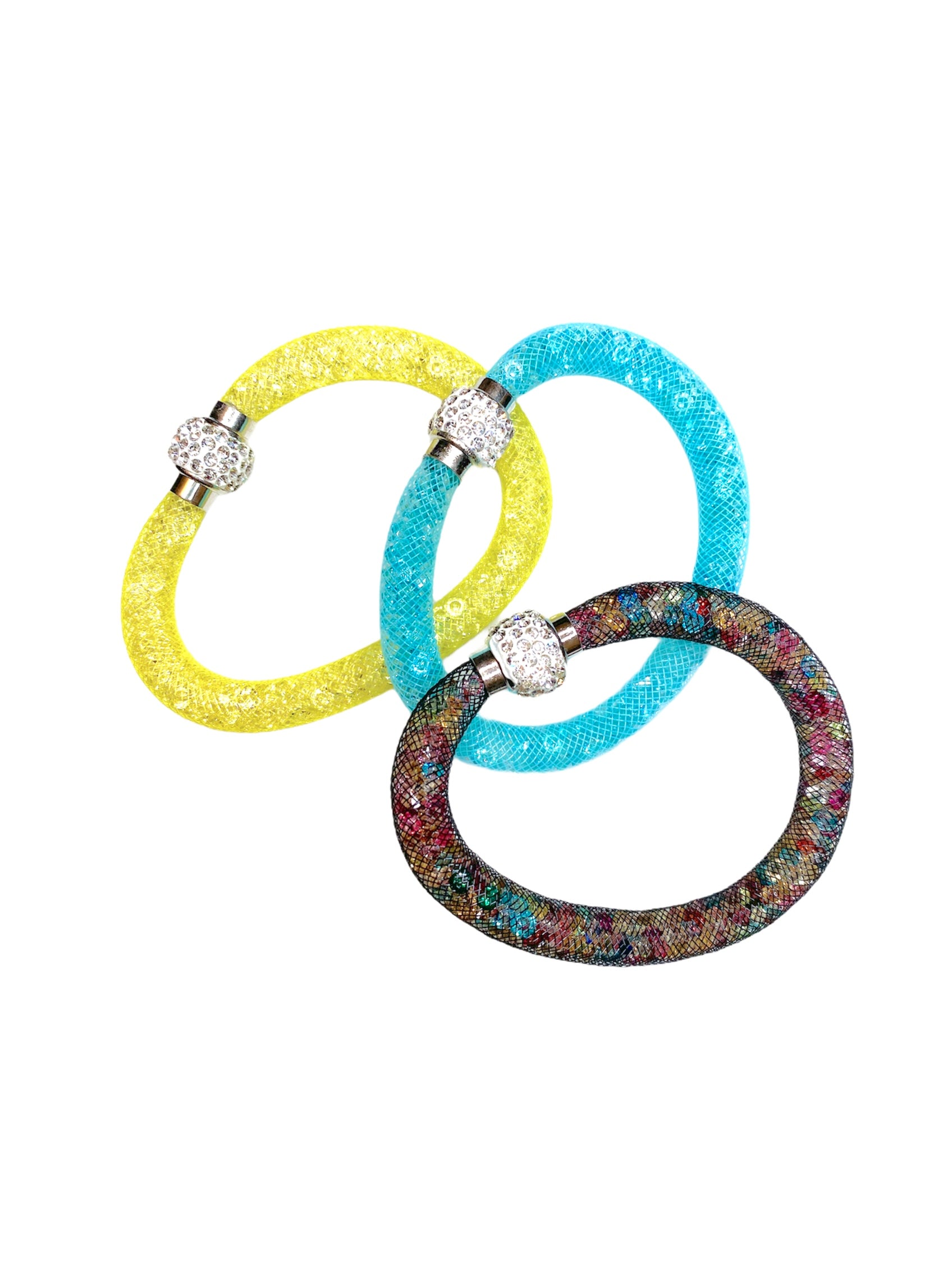 Bracelet fantaisie Star boule couleurs mélangées (x12)