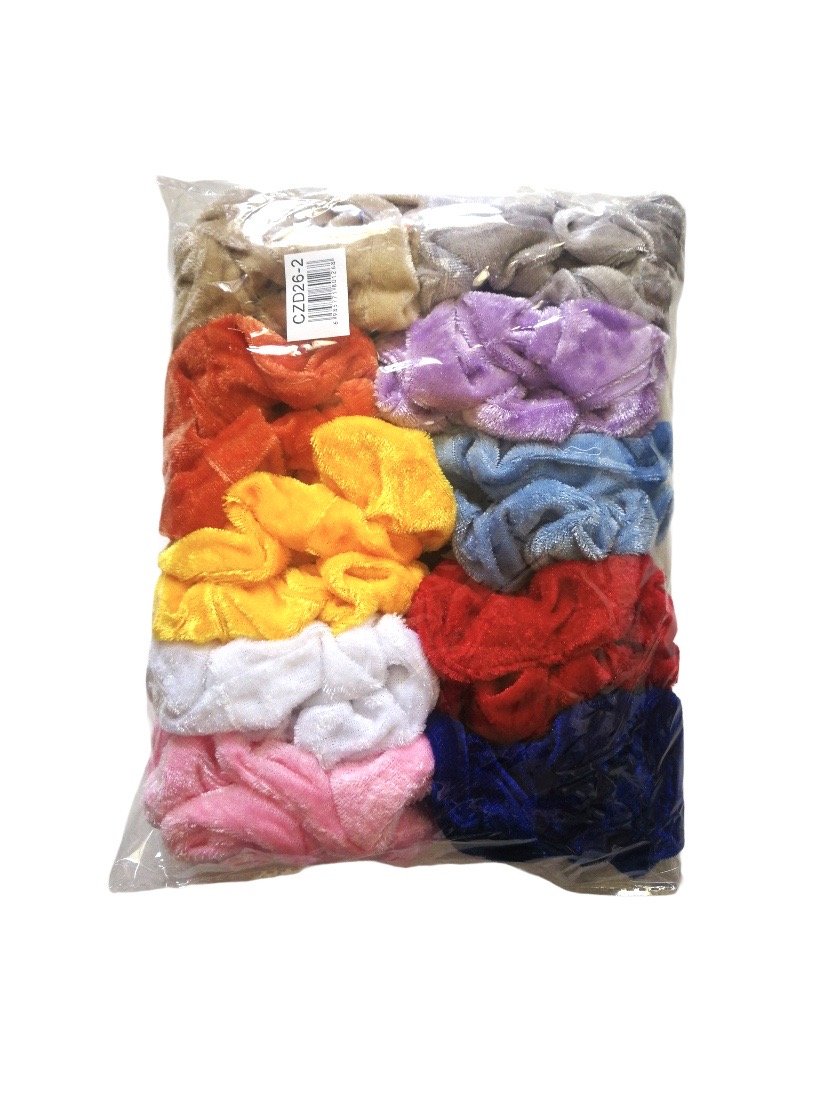 LOT DE 20 - Chouchou vintage style velours 0,30€/unité | Grossiste-pro