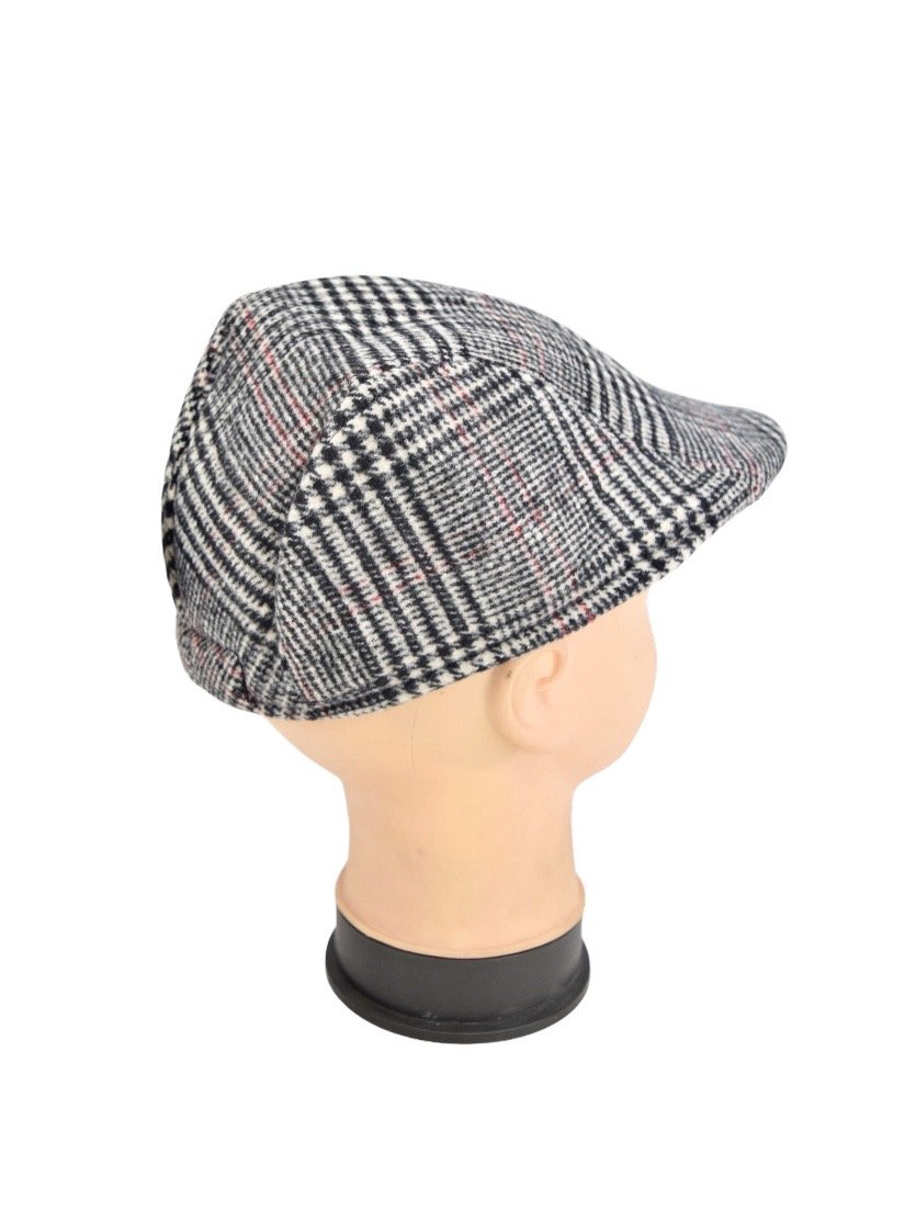 Béret homme motif carreaux prince de galles (x12) 2,50€/unité | Grossiste-pro