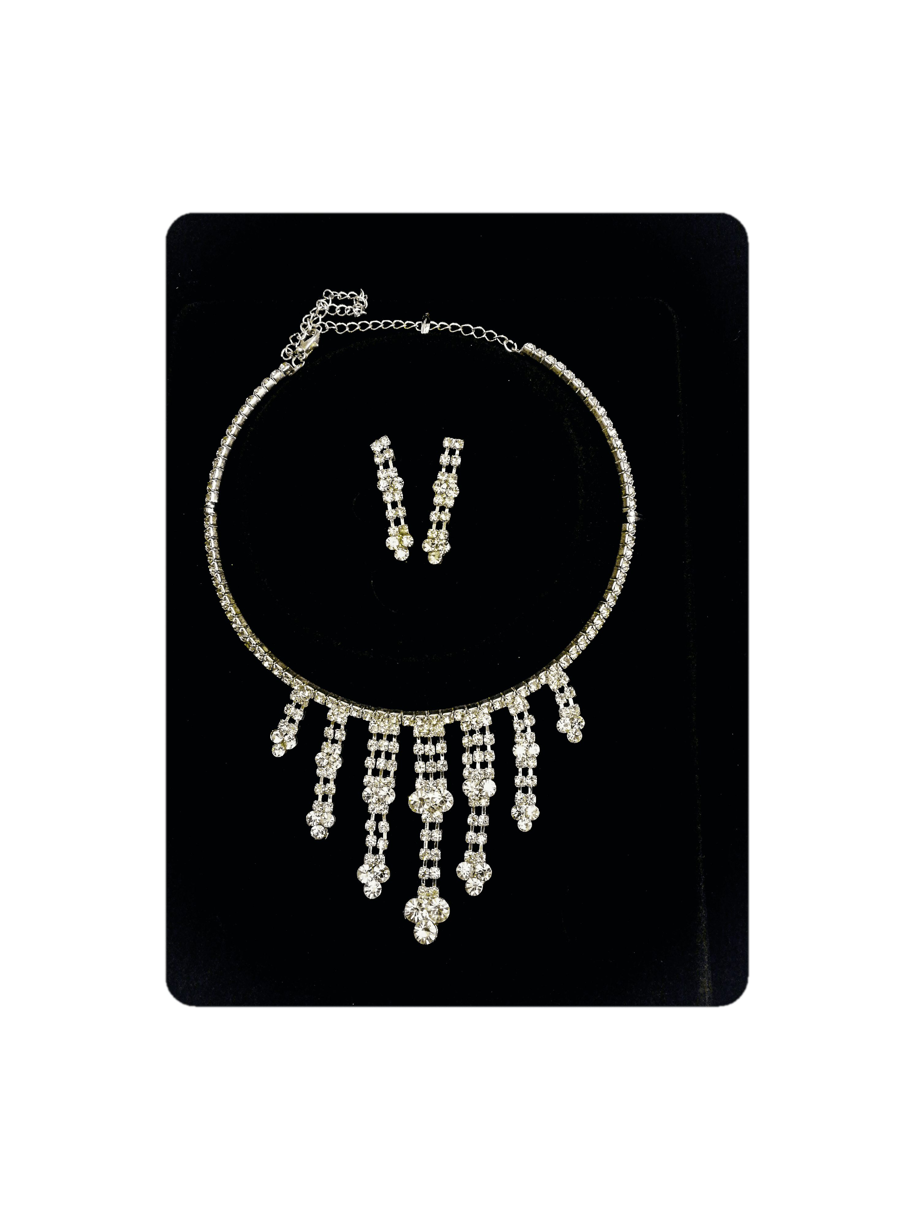 MARIAGE - Parure Alice (Collier + Boucles d'oreilles) | Grossiste-pro