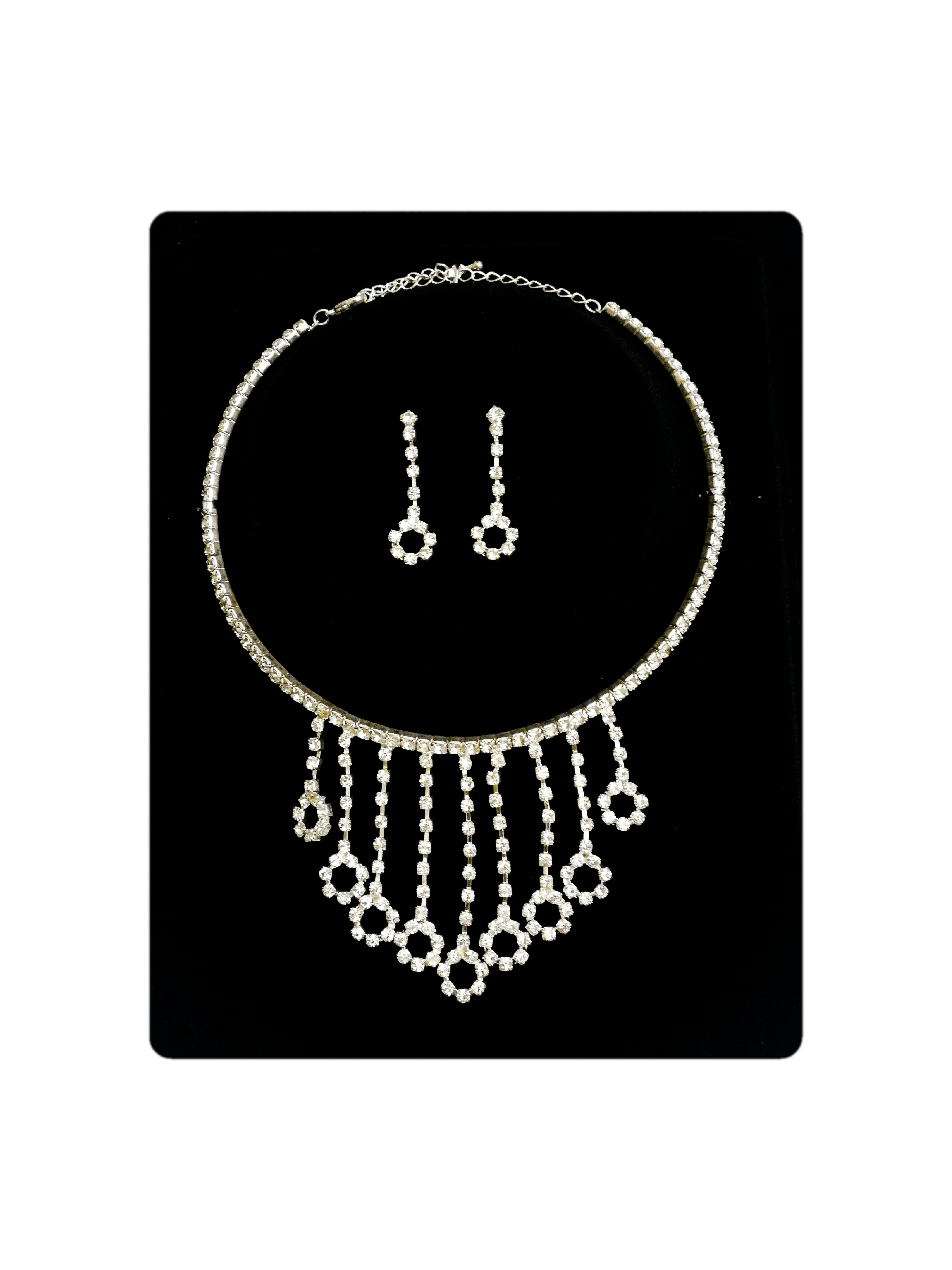 MARIAGE - Parure Aurore (Collier + Boucles d'oreilles) | Grossiste-pro