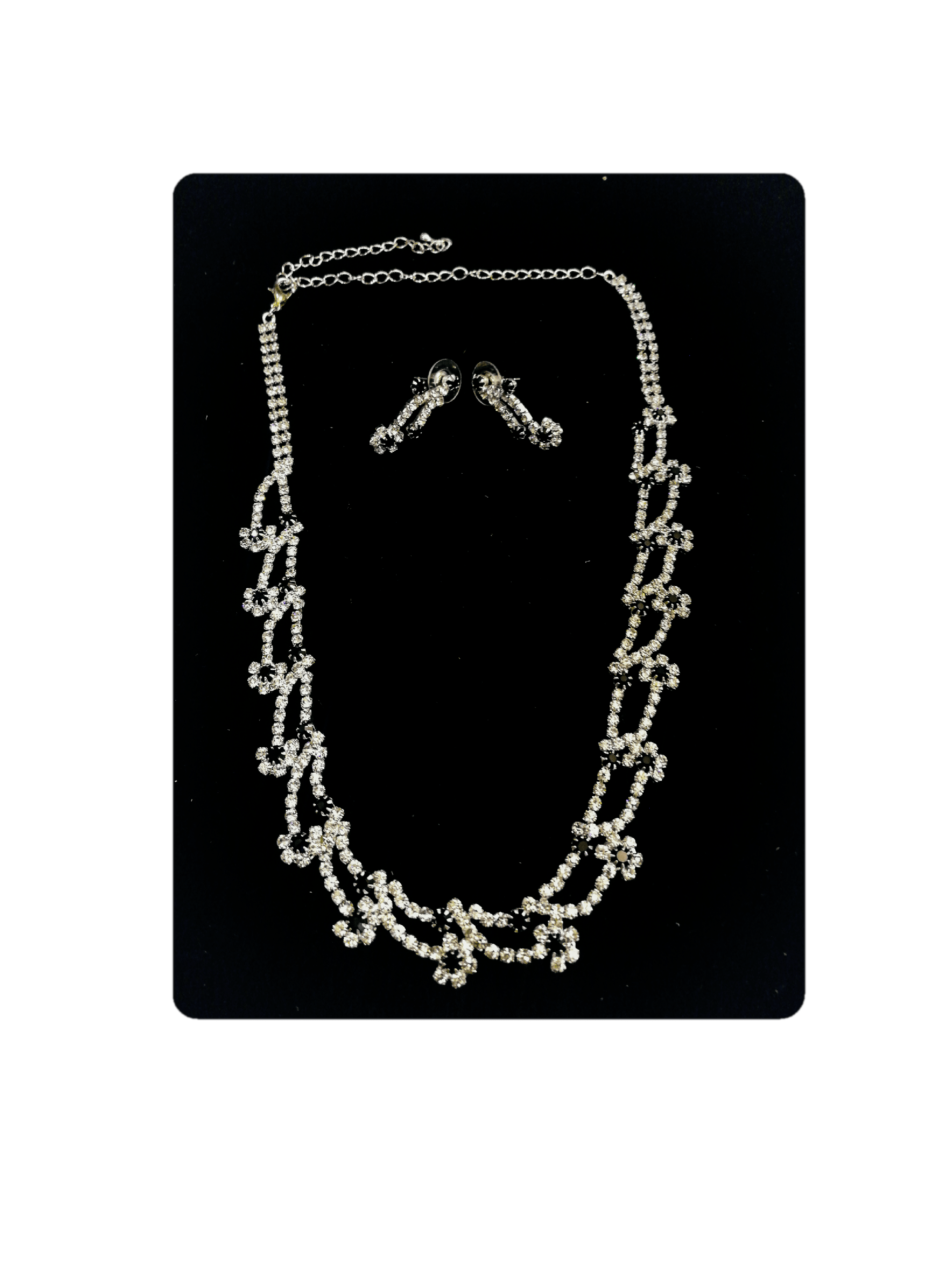 MARIAGE - Parure Kate (Collier + Boucles d'oreilles) | Grossiste-pro