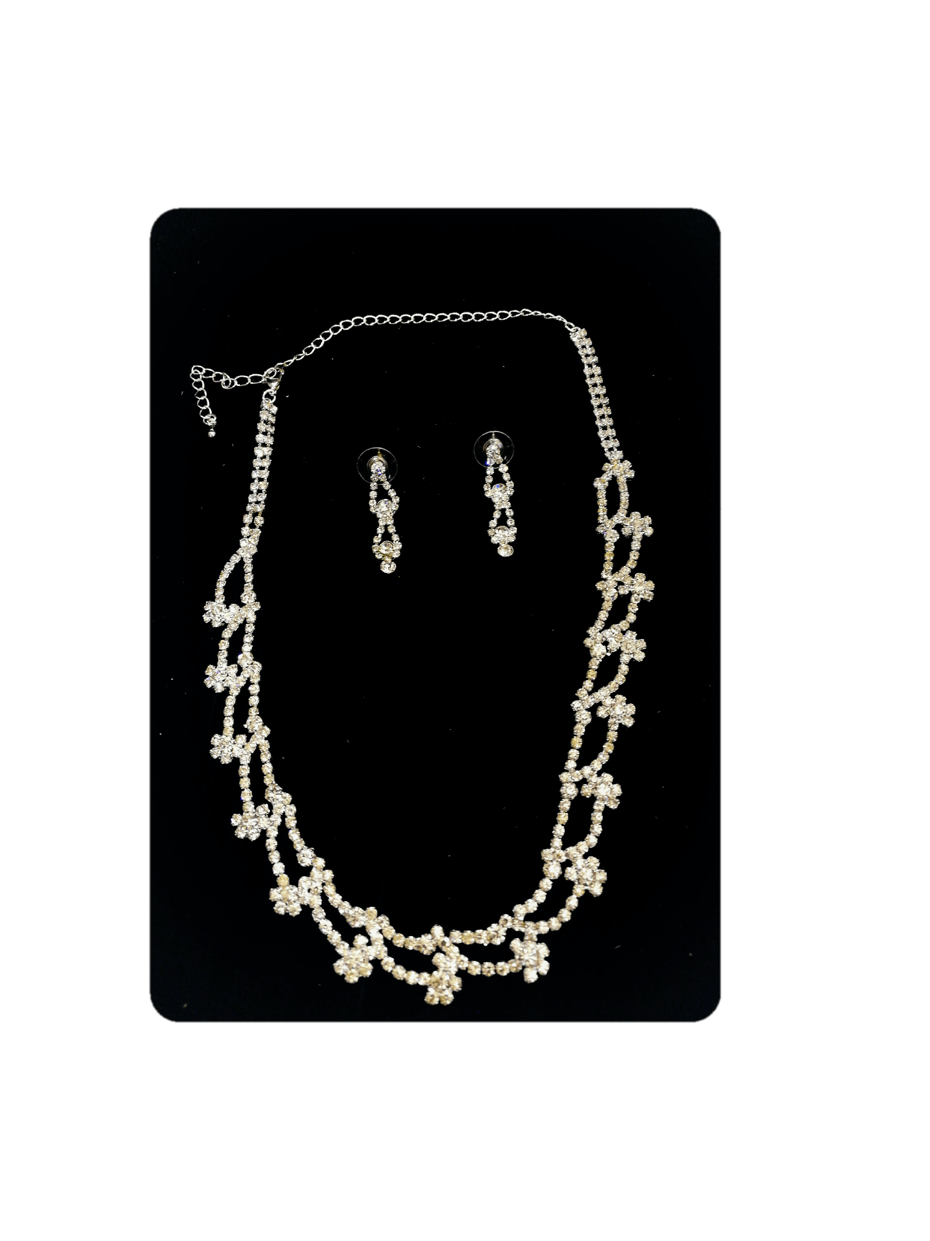 MARIAGE - Parure Katherine (Collier + Boucles d'oreilles) | Grossiste-pro