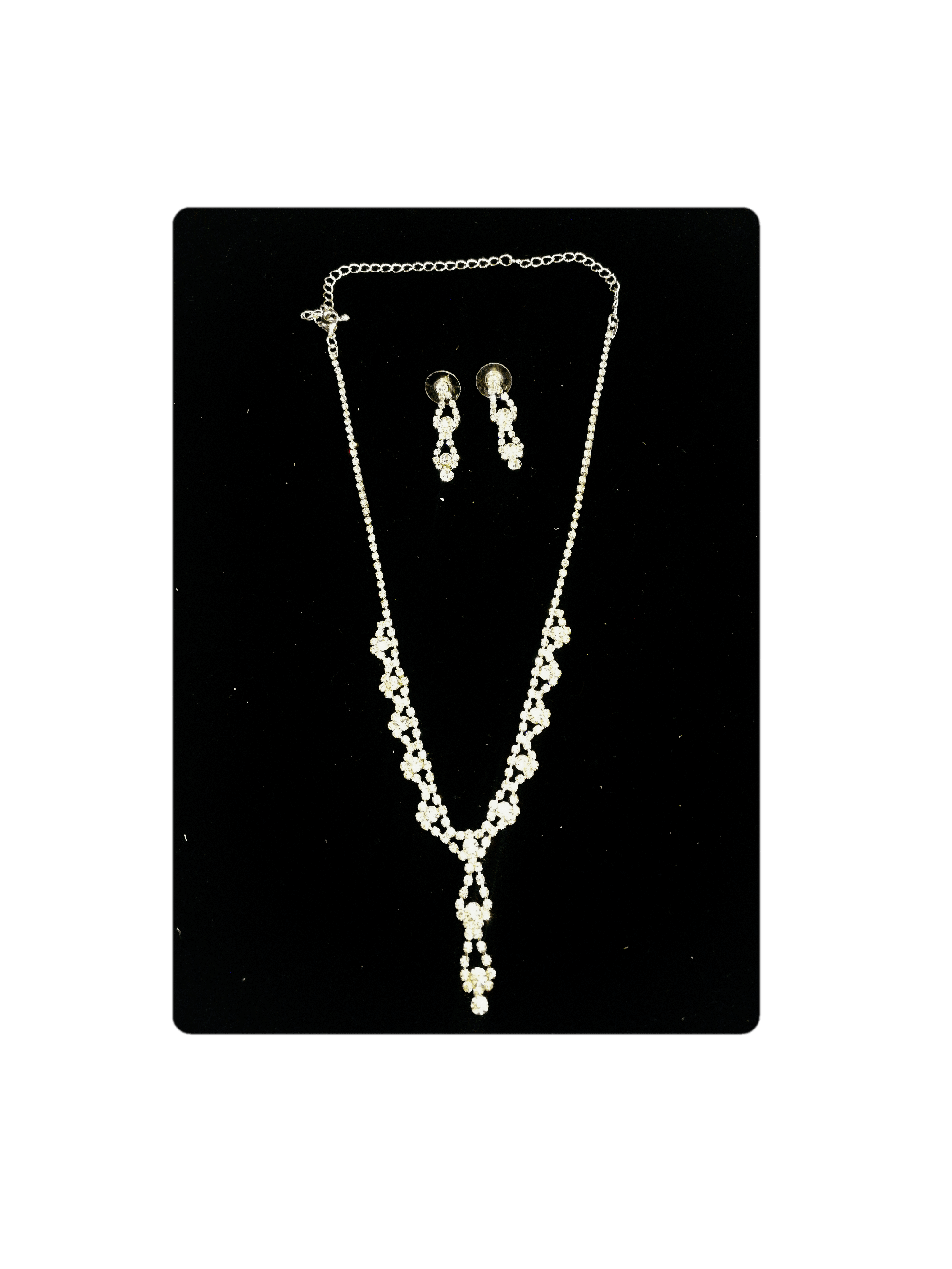 MARIAGE - Parure Judith (Collier + Boucles d'oreilles) | Grossiste-pro