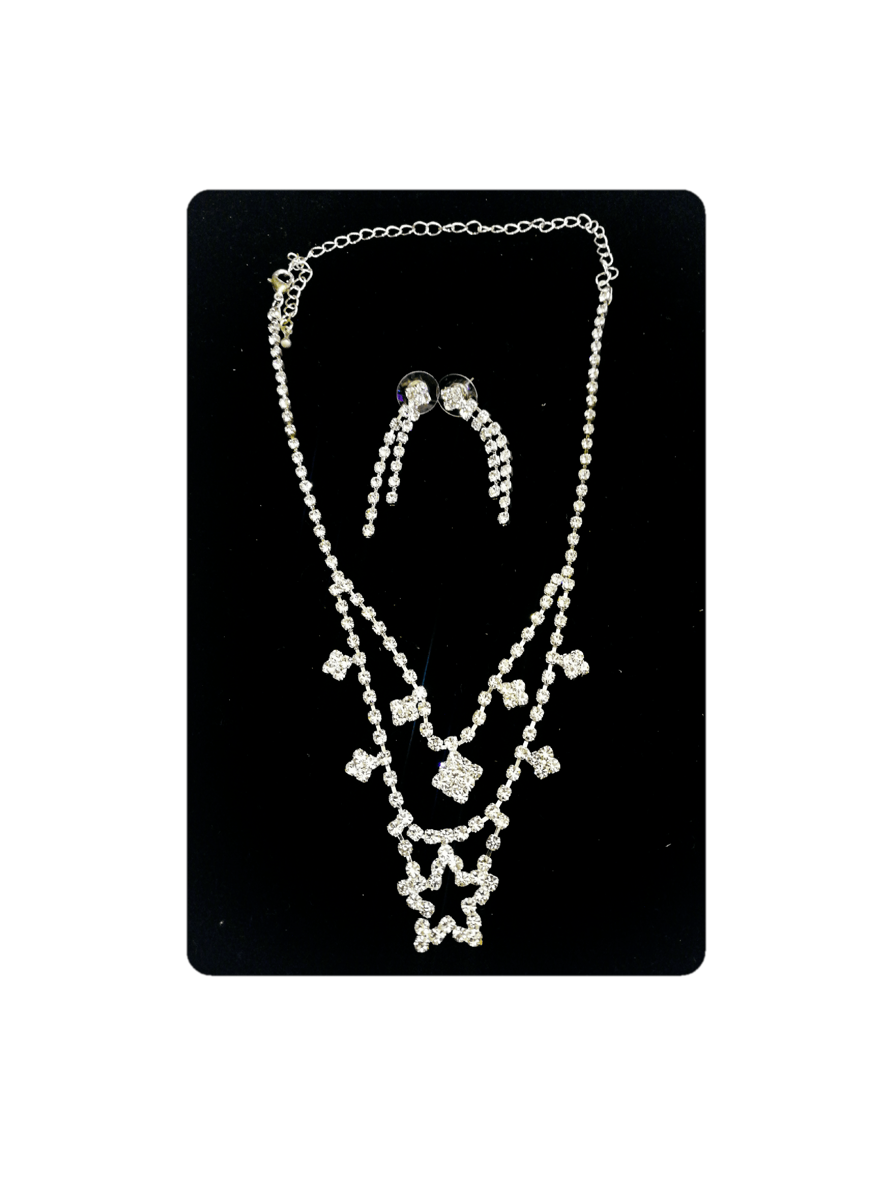 MARIAGE - Parure Victorine (Collier + Boucles d'oreilles) | Grossiste-pro