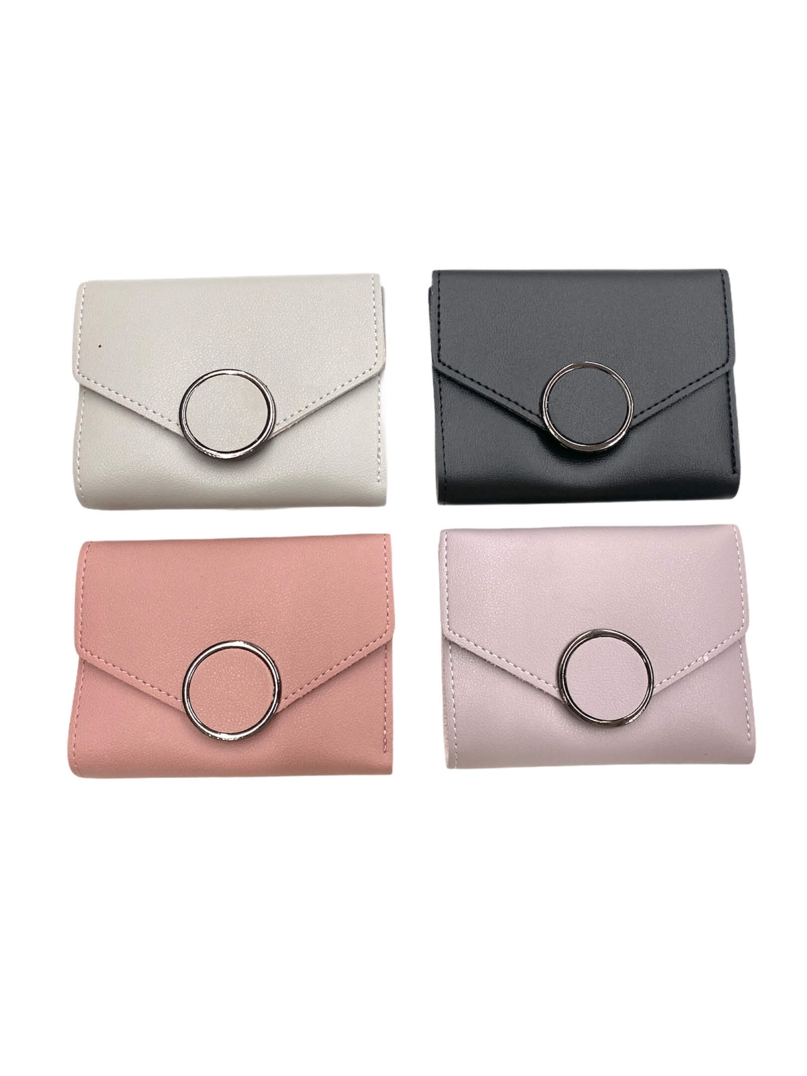 LOT DE 12 - Portefeuille compact femme 2,50€/unité | Grossiste-pro