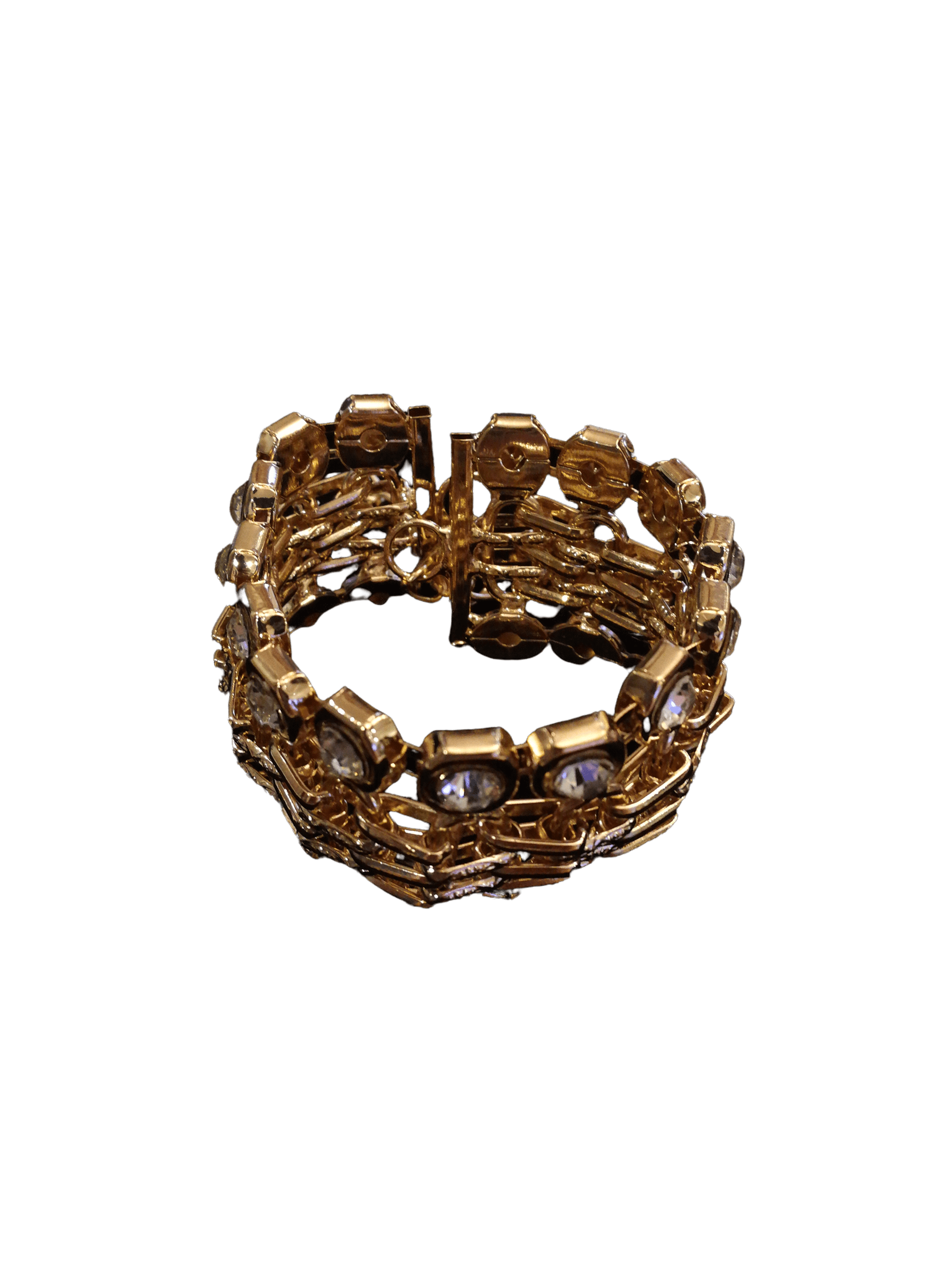 Bracelet bijou fantaisie maillons dorés femme | Grossiste-pro