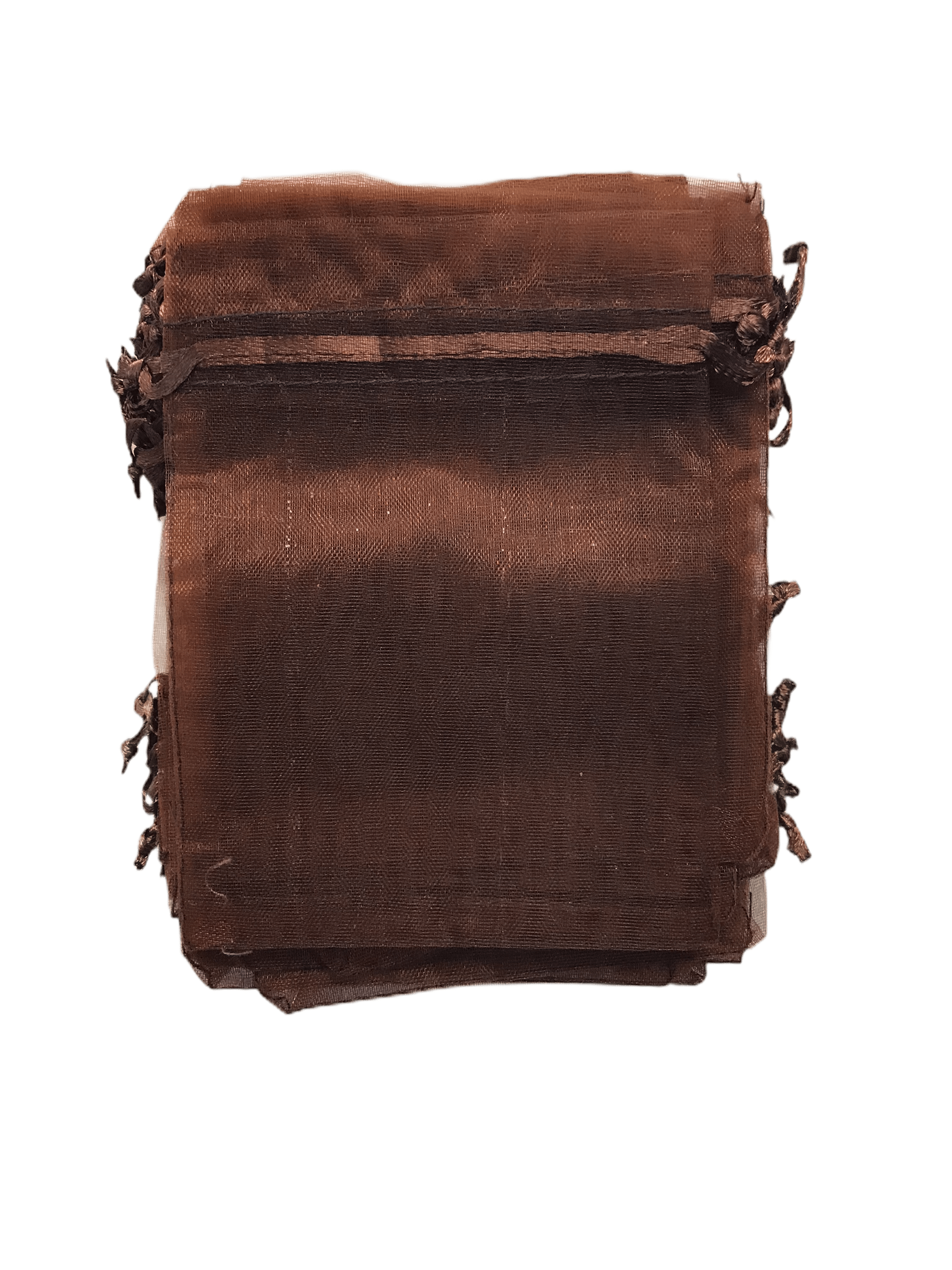 Sacs organza marron (x50) | Grossiste-pro