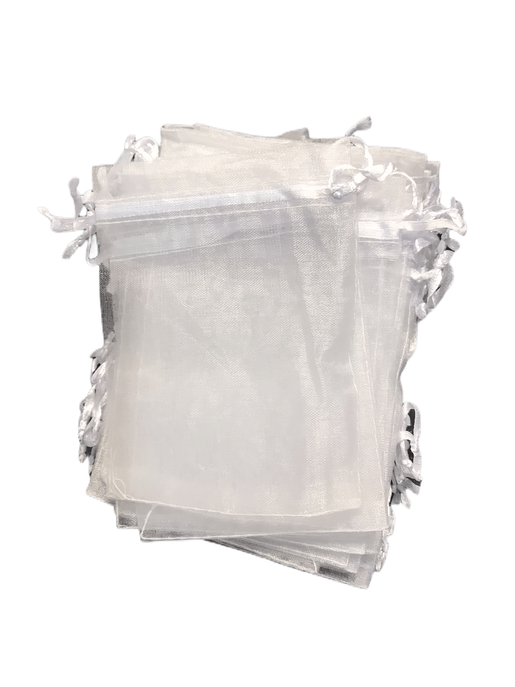Sacs organza blanc (x50) | Grossiste-pro