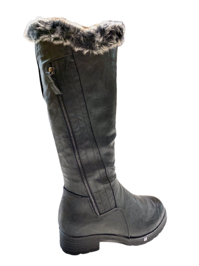 Cuissardes fourré fausse fourrure AMANDA 2 couleurs au choix (x12) 18,90€/paire | Grossiste-pro